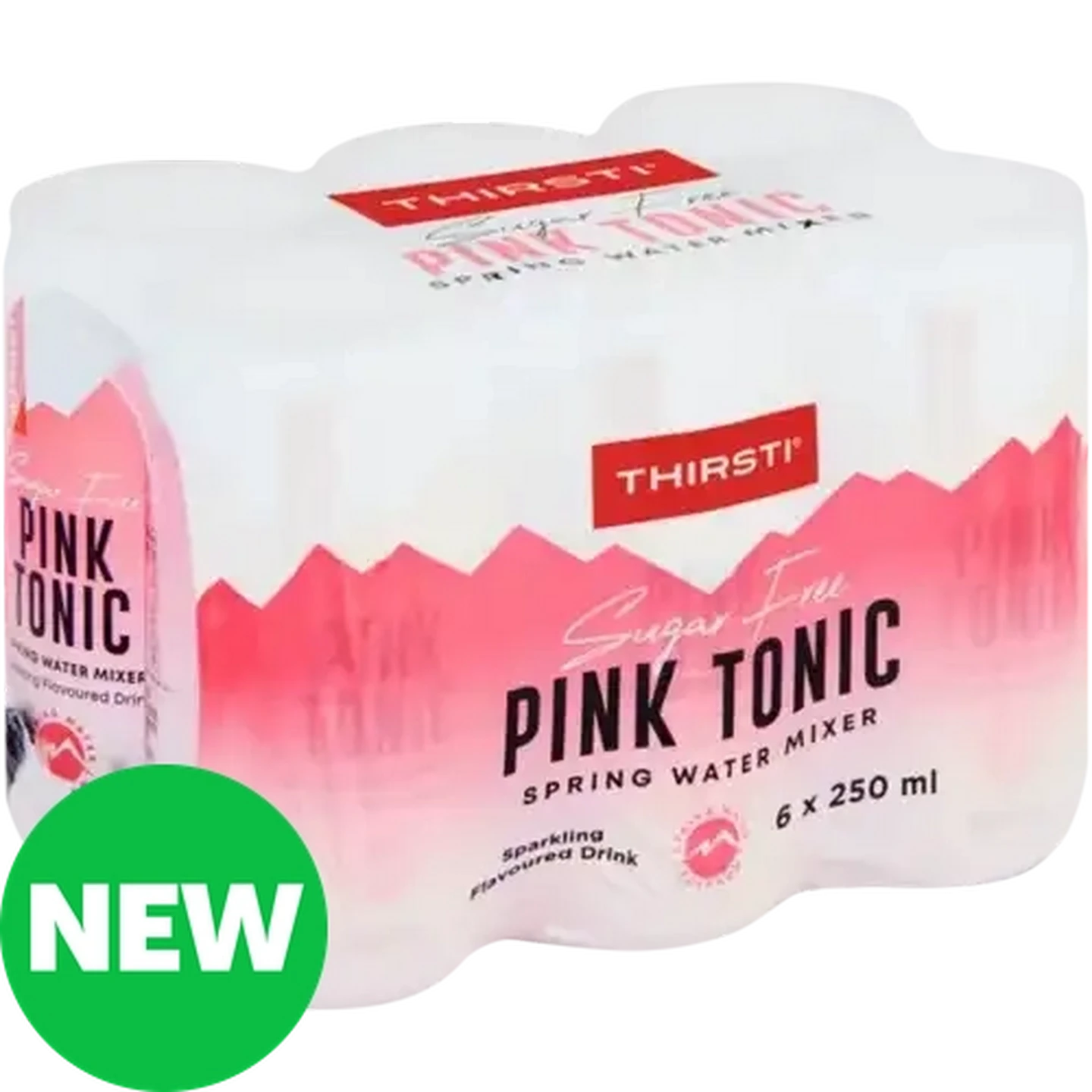 韓国　マルチポジャギ　「Water in Pink」116 Checkers Sixty60 | Thirsti Pink Tonic Flavoured Sugar Free