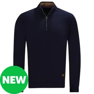 Checkers Sixty60 | Jonsson Workwear Men's Navy 1/4 Zip 7 Gauge