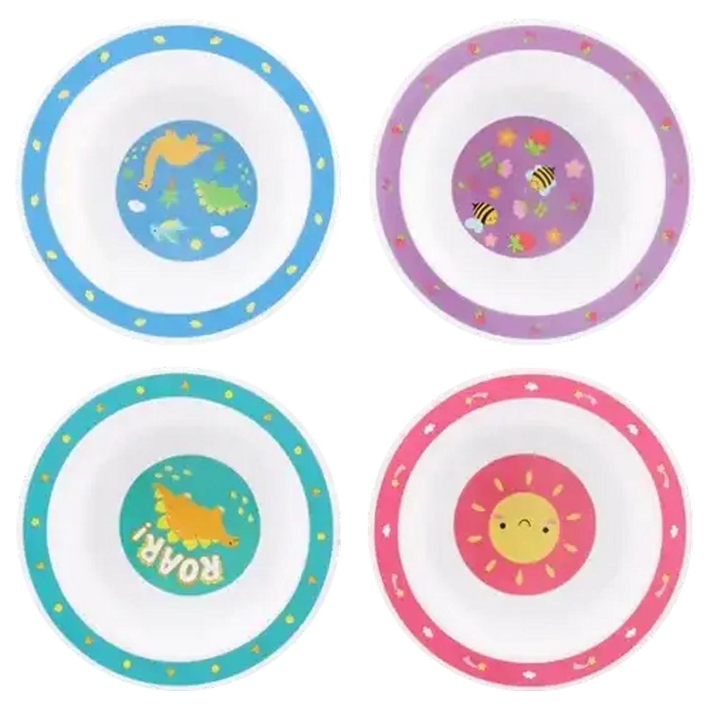 Image of Jolly Tots Animal Bowl (Print May Vary)