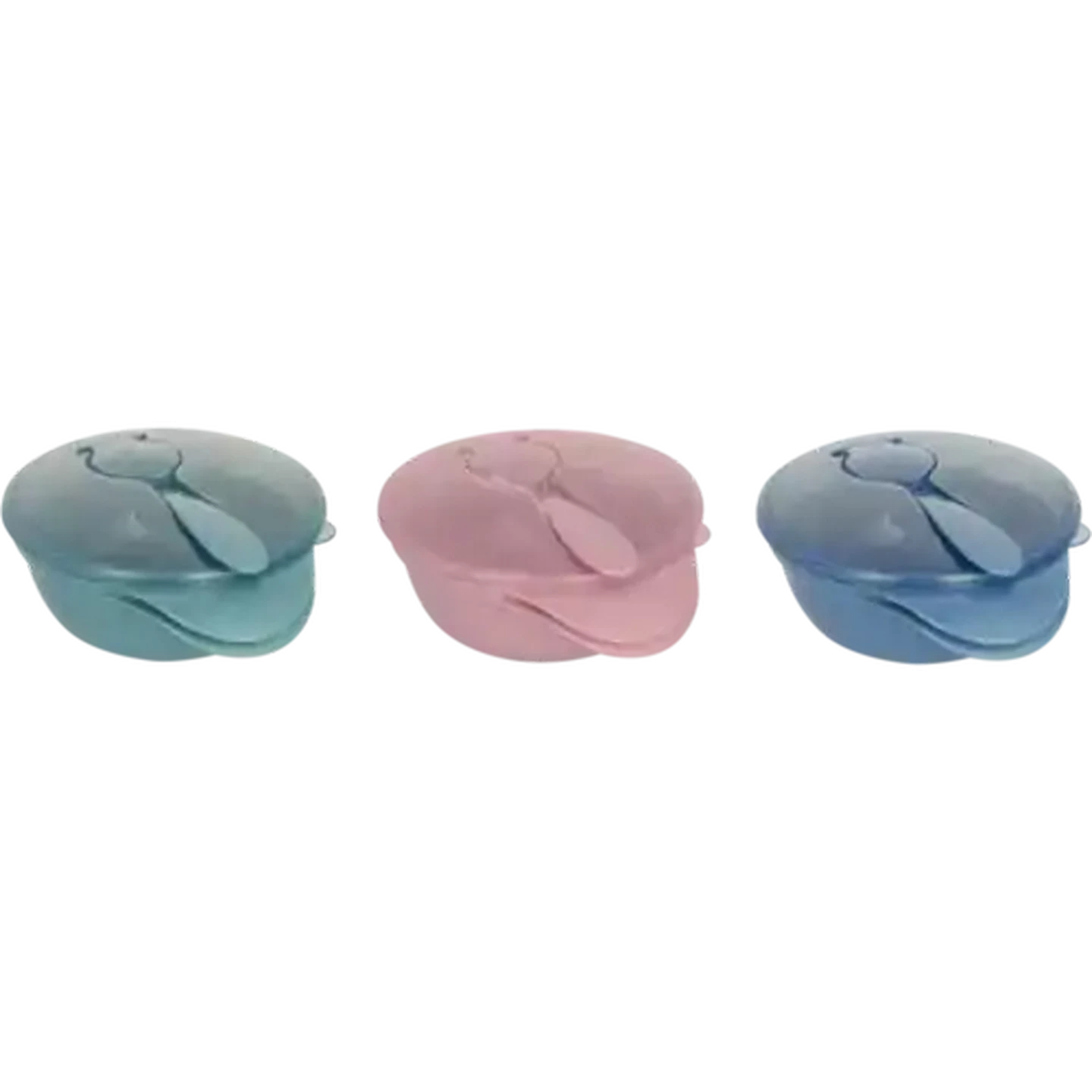 Image of Jolly Tots Travel Feeding Bowls with Spoon 2-Pack (Colour May Vary)