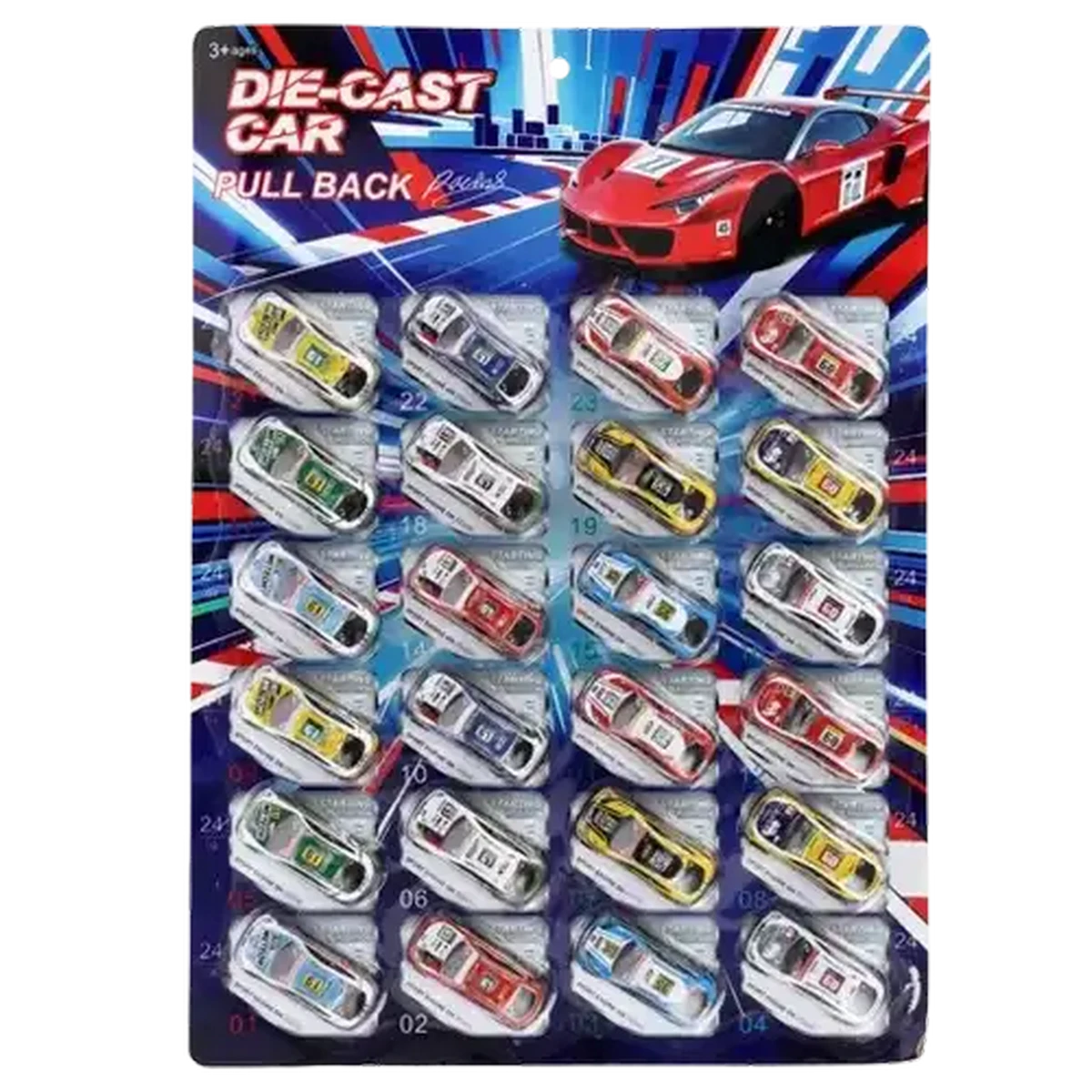 Shoprite ZA | Pull Back Die-Cast Racer Car Set 24-Pack