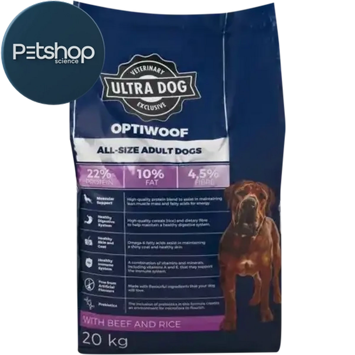 Checkers Sixty60 | Ultra Pet Optiwoof Dog Food With Beef & Rice 20kg
