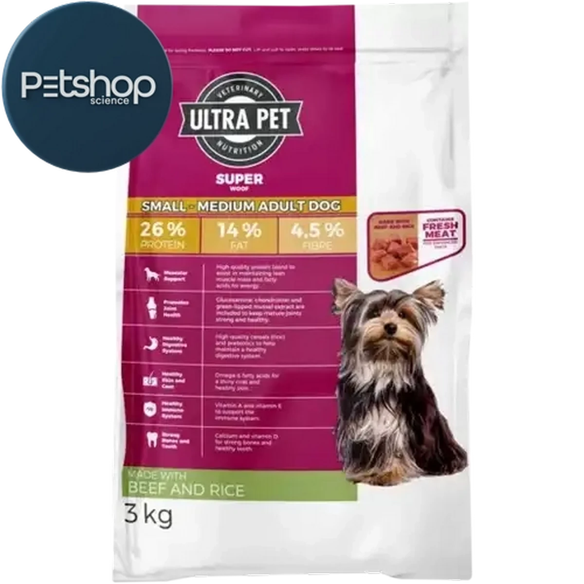 Checkers Sixty60 | Ultra Pet Superwoof Beef and Rice Small
