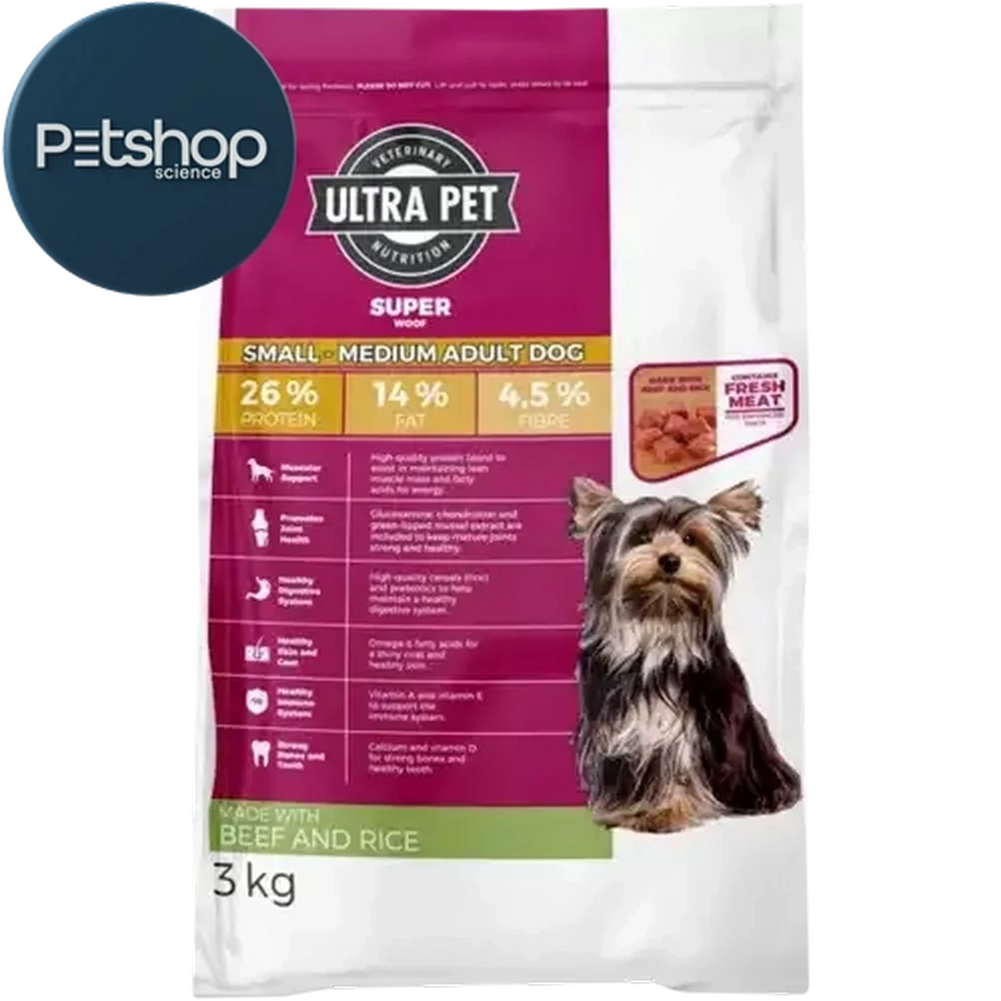 Checkers Sixty60 | Ultra Pet Superwoof Beef and Rice Small