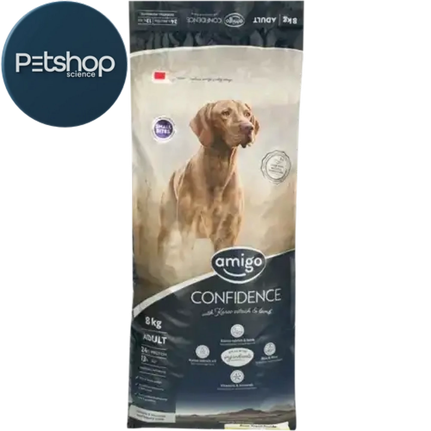DOGBOY りうら 58個 Checkers Sixty60 | Amigo Confidence Small Adult Dry Dog Food with