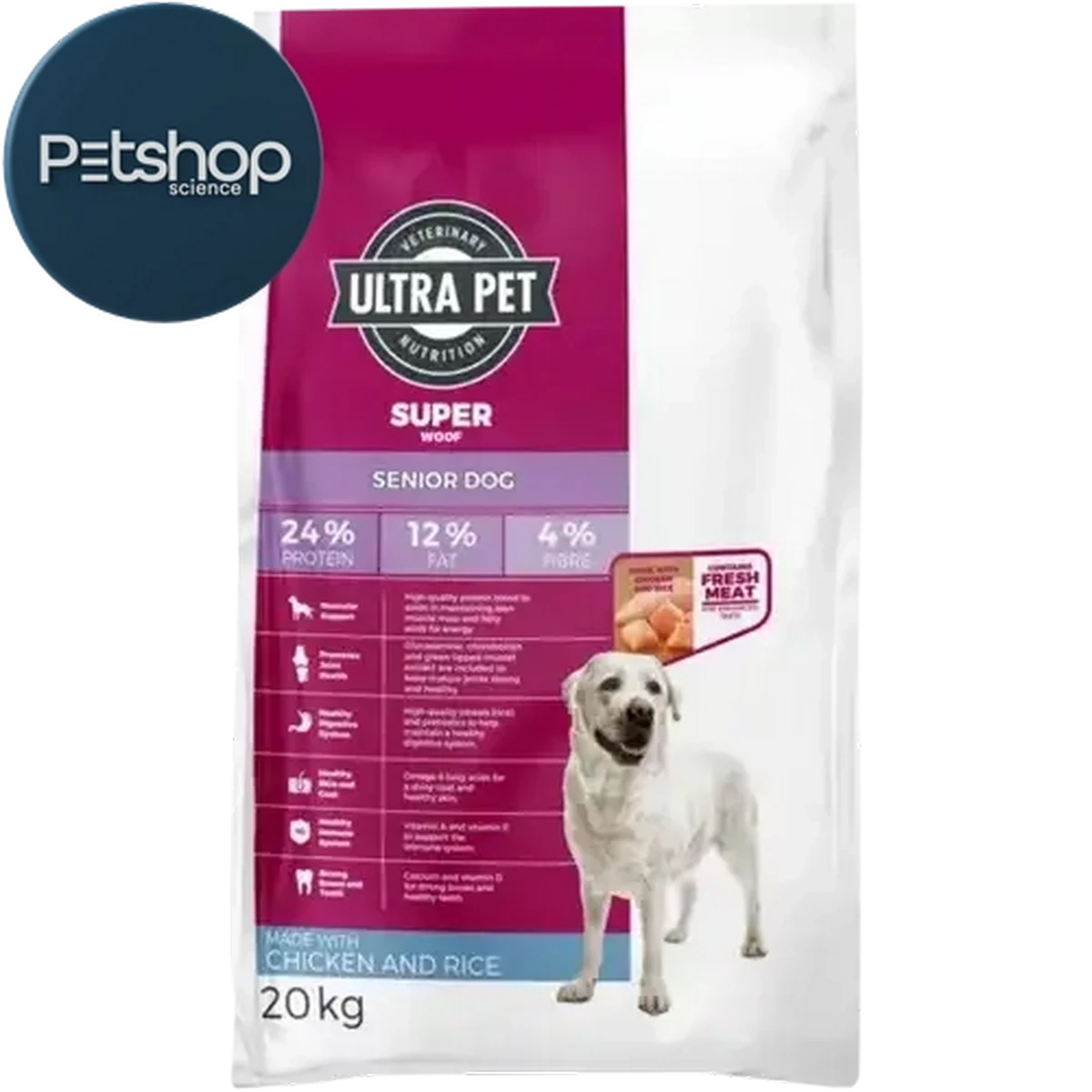 Checkers Sixty60 | Ultra Pet Superwoof Chicken and Rice Senior Dry
