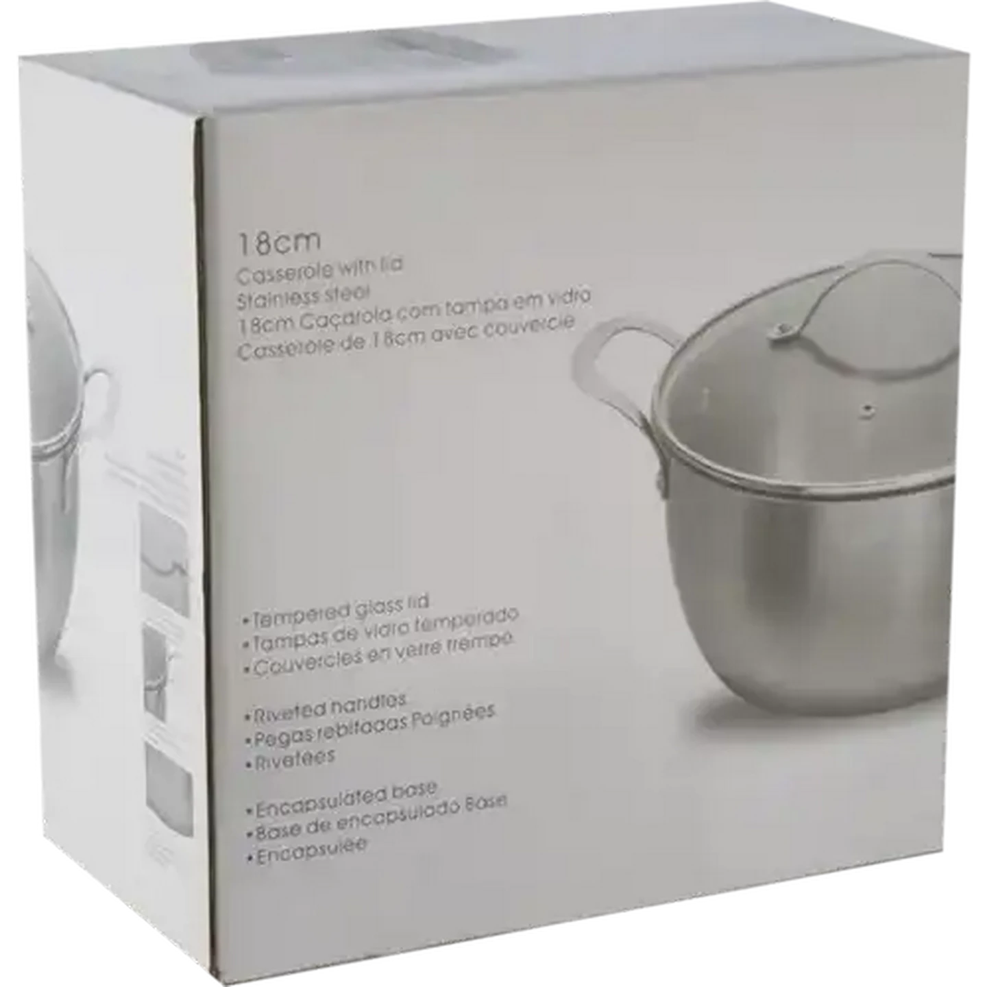 Checkers Sixty60 | Stainless Steel Casserole with Lid 18cm