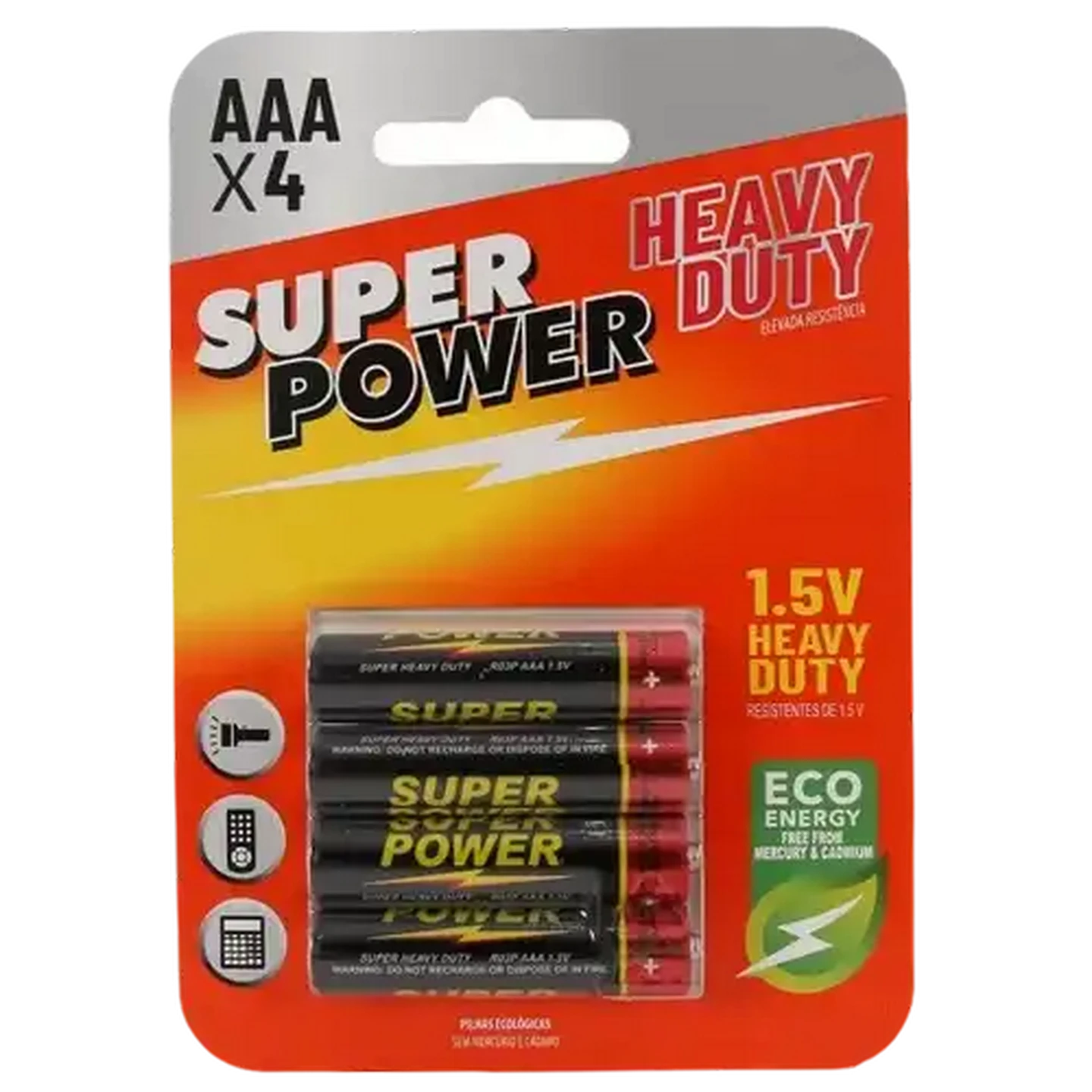 その他 aaakira Checkers Sixty60 | Super Power AAA Zinc Carbon Batteries 4-Pack