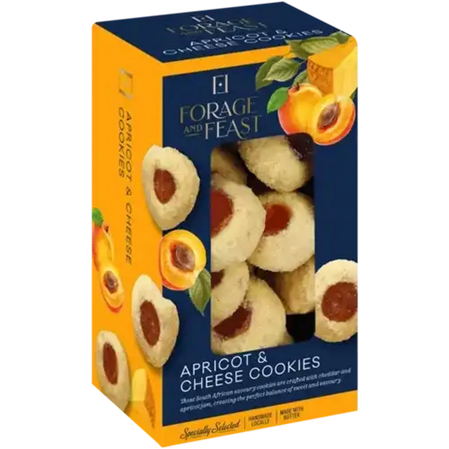 Checkers Sixty60 | Forage And Feast Apricot & Cheese Cookies 190g