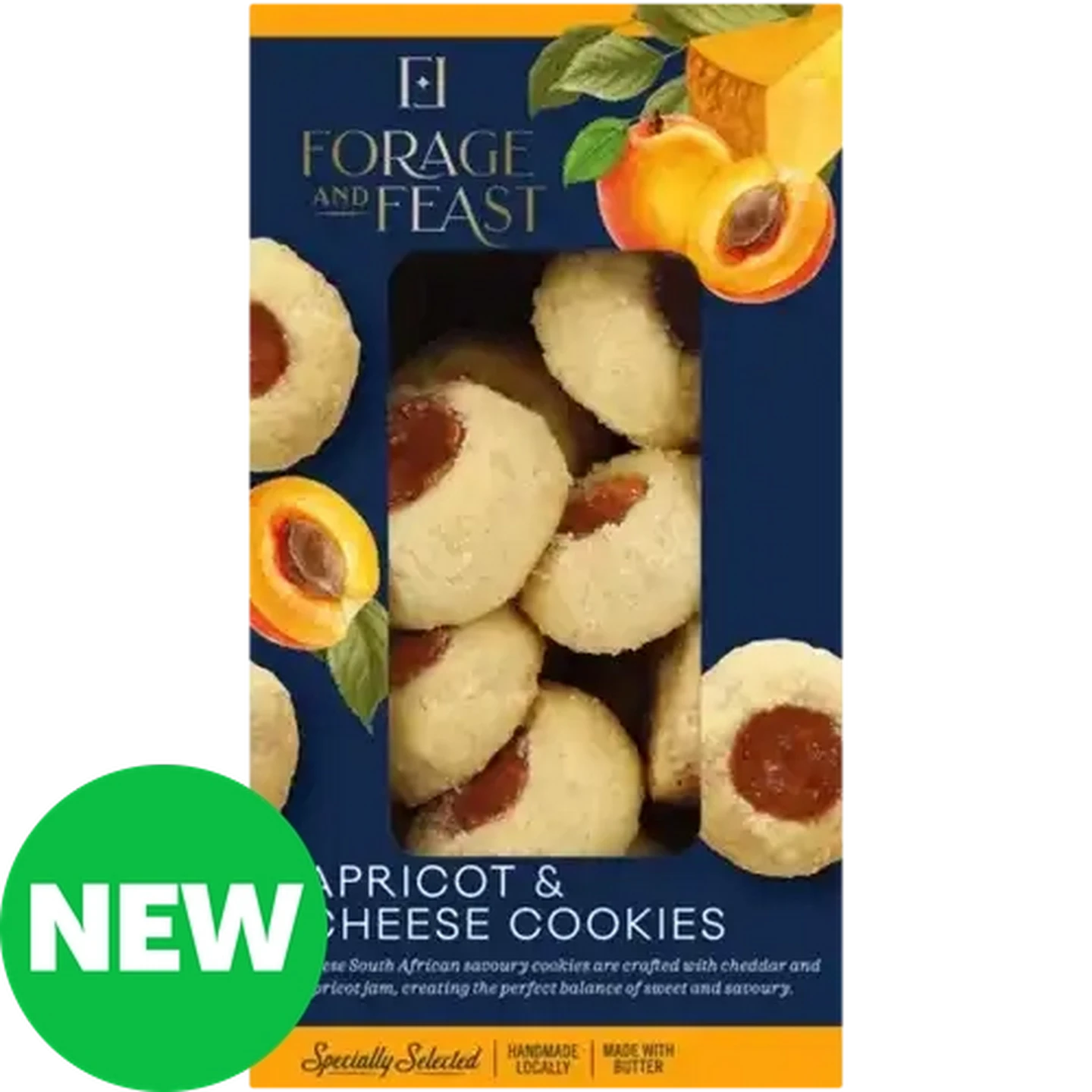 Checkers Sixty60 | Forage And Feast Apricot & Cheese Cookies 190g