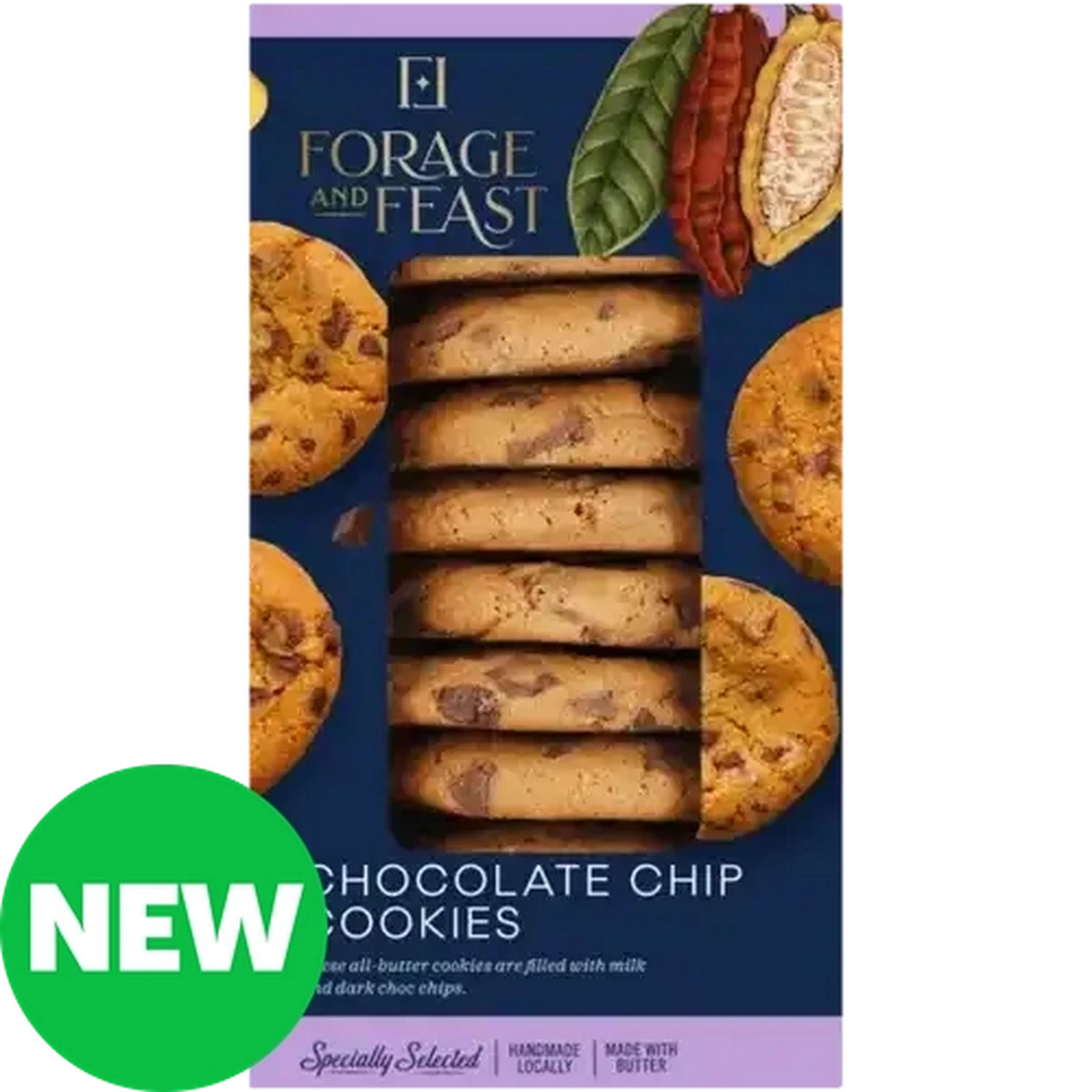 クッキー Checkers Sixty60 | Forage And Feast Chocolate Chip Cookies 180g