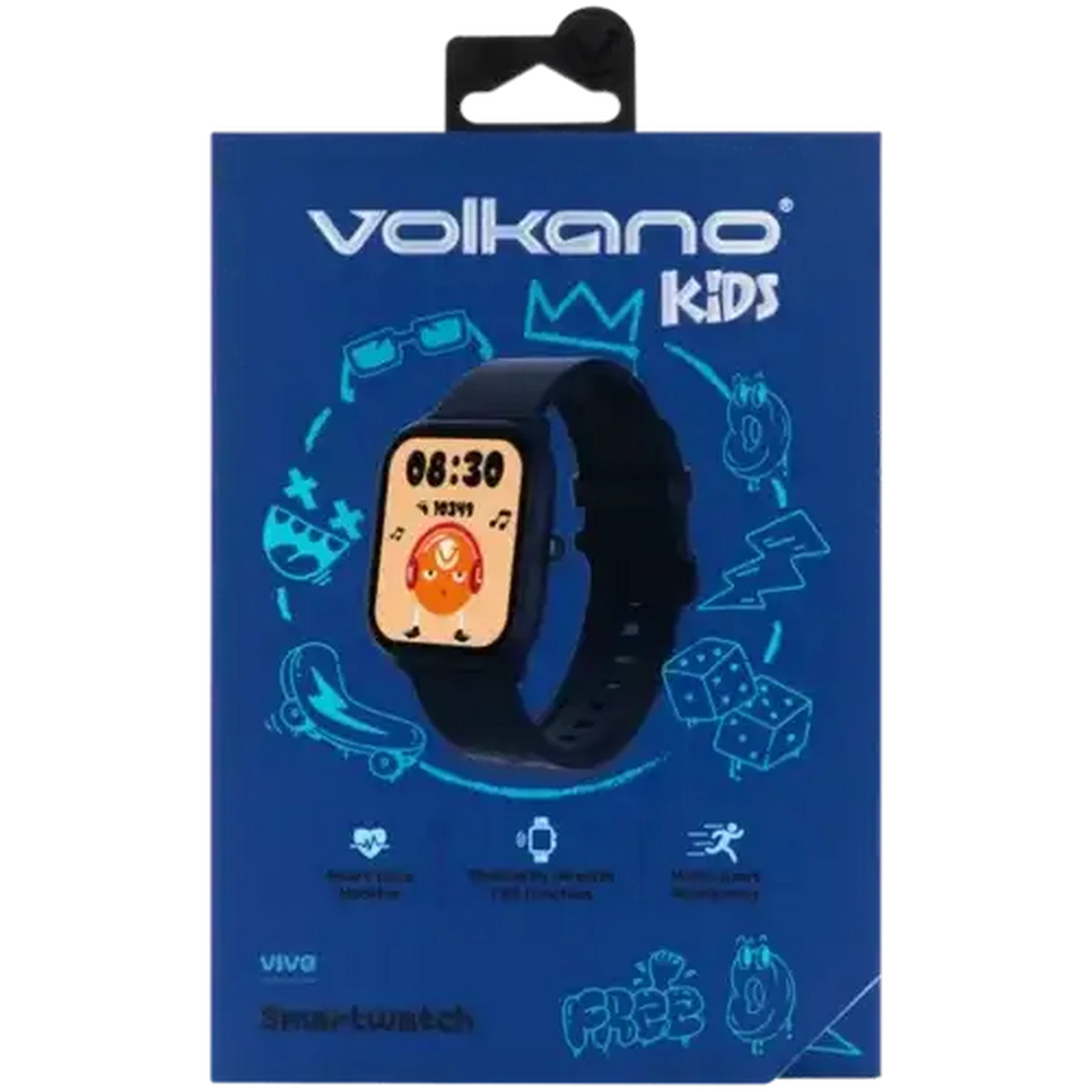 Image of Volkano Dark Blue Vivo Series Kids Smart Watch