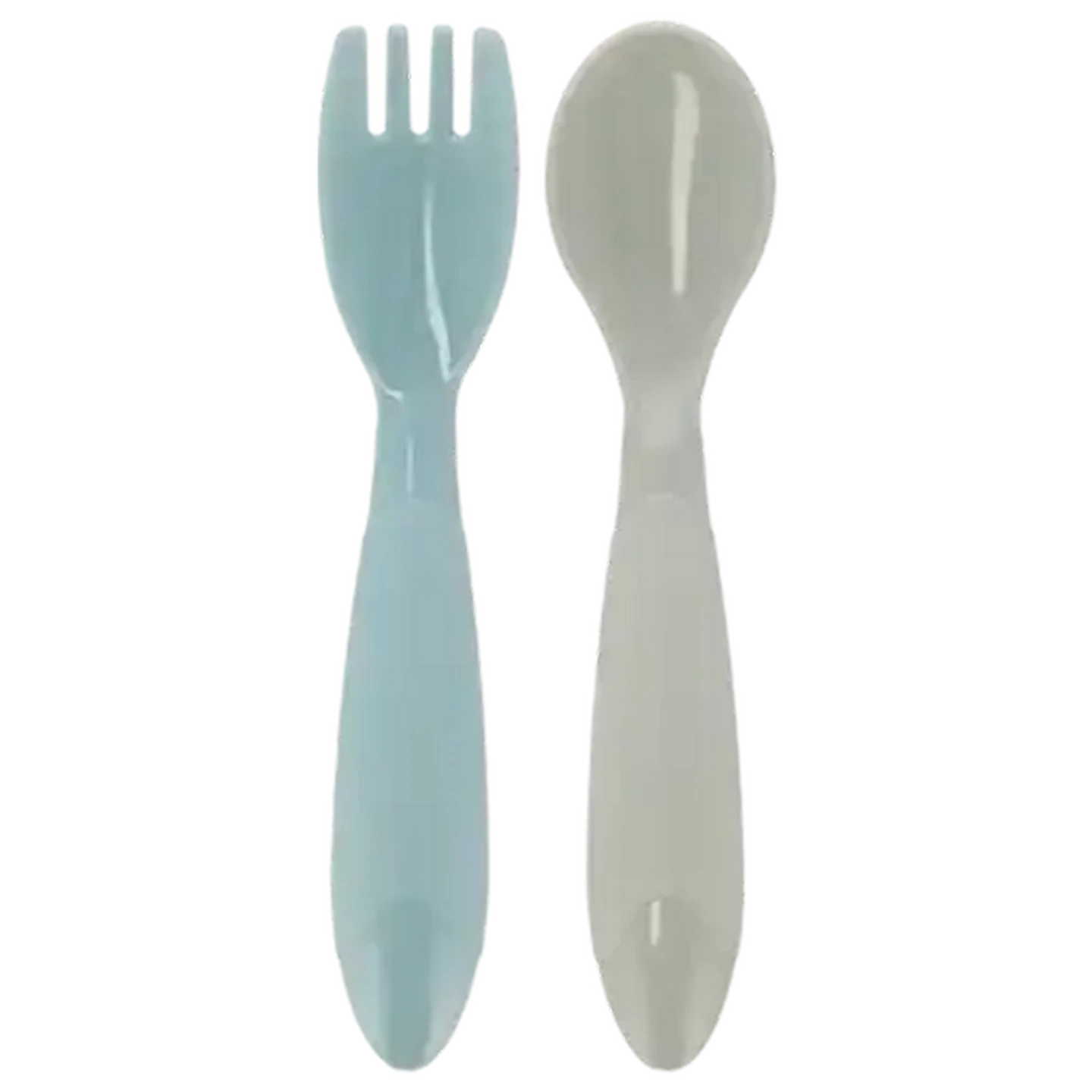 Image of Jolly Tots Fork & Spoon Cutlery Set 6 Months + 8-Pack (Colour May Vary)