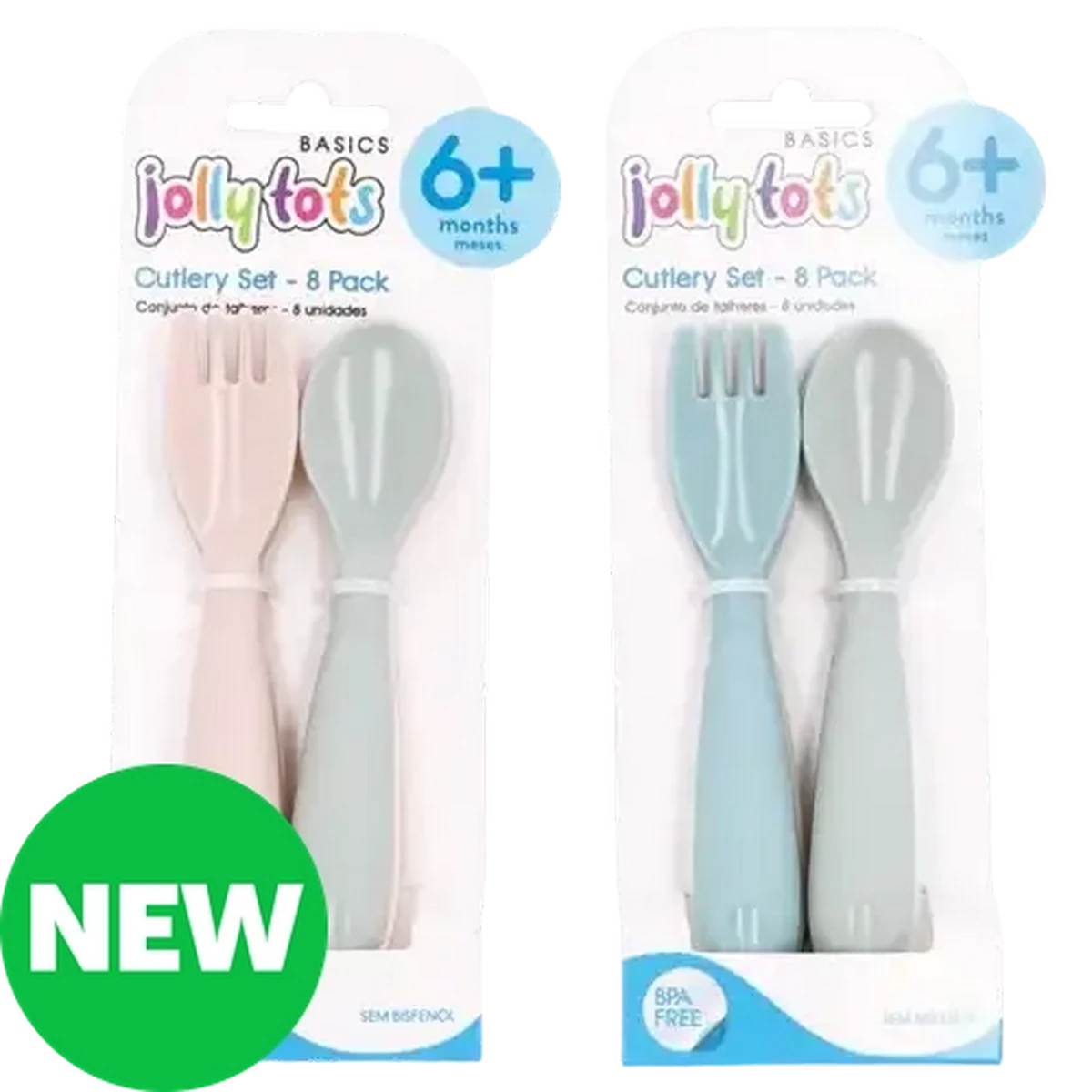 Checkers Sixty60 | Jolly Tots Fork & Spoon Cutlery Set 6 Months +