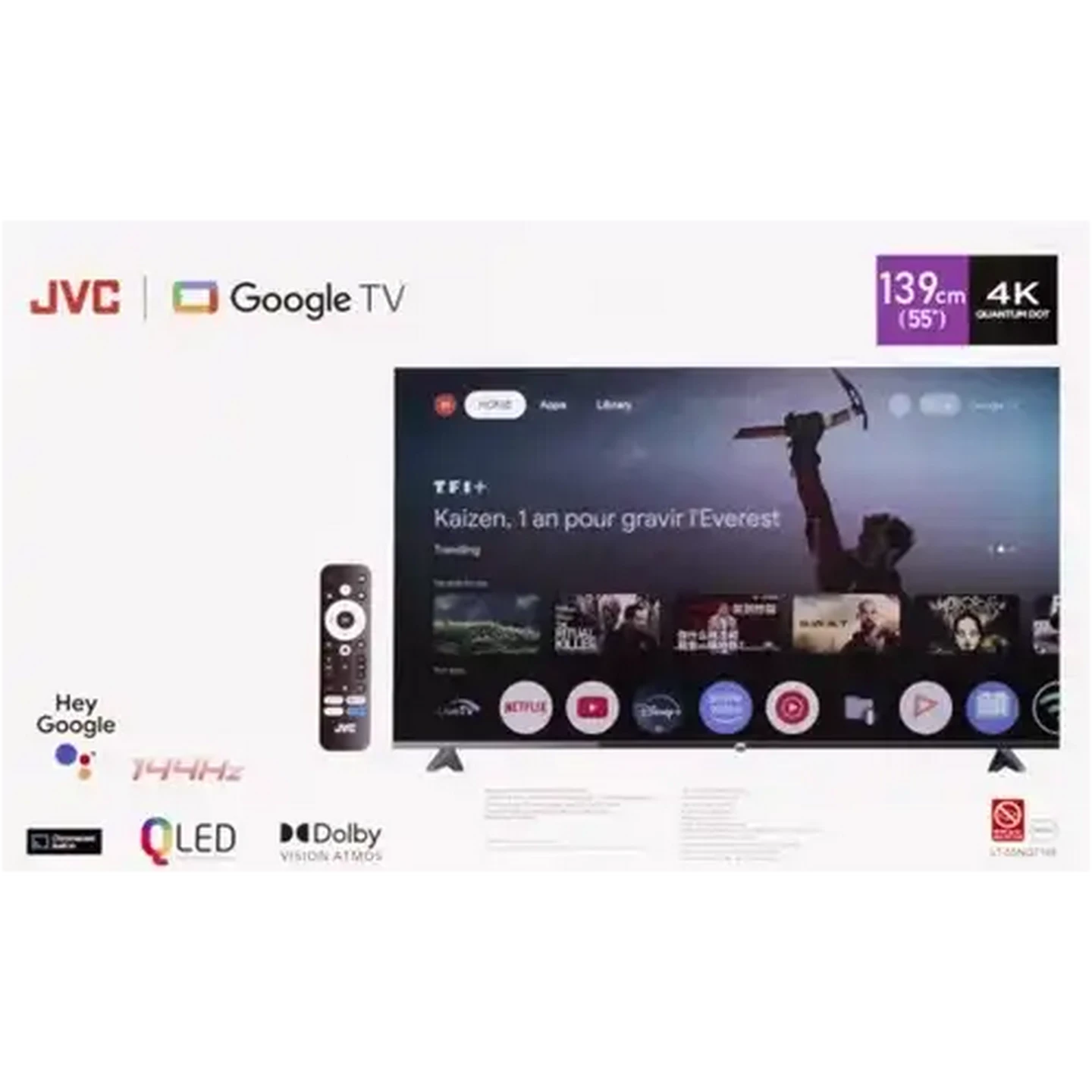Image of JVC 55 Inch 4K QLED Google TV