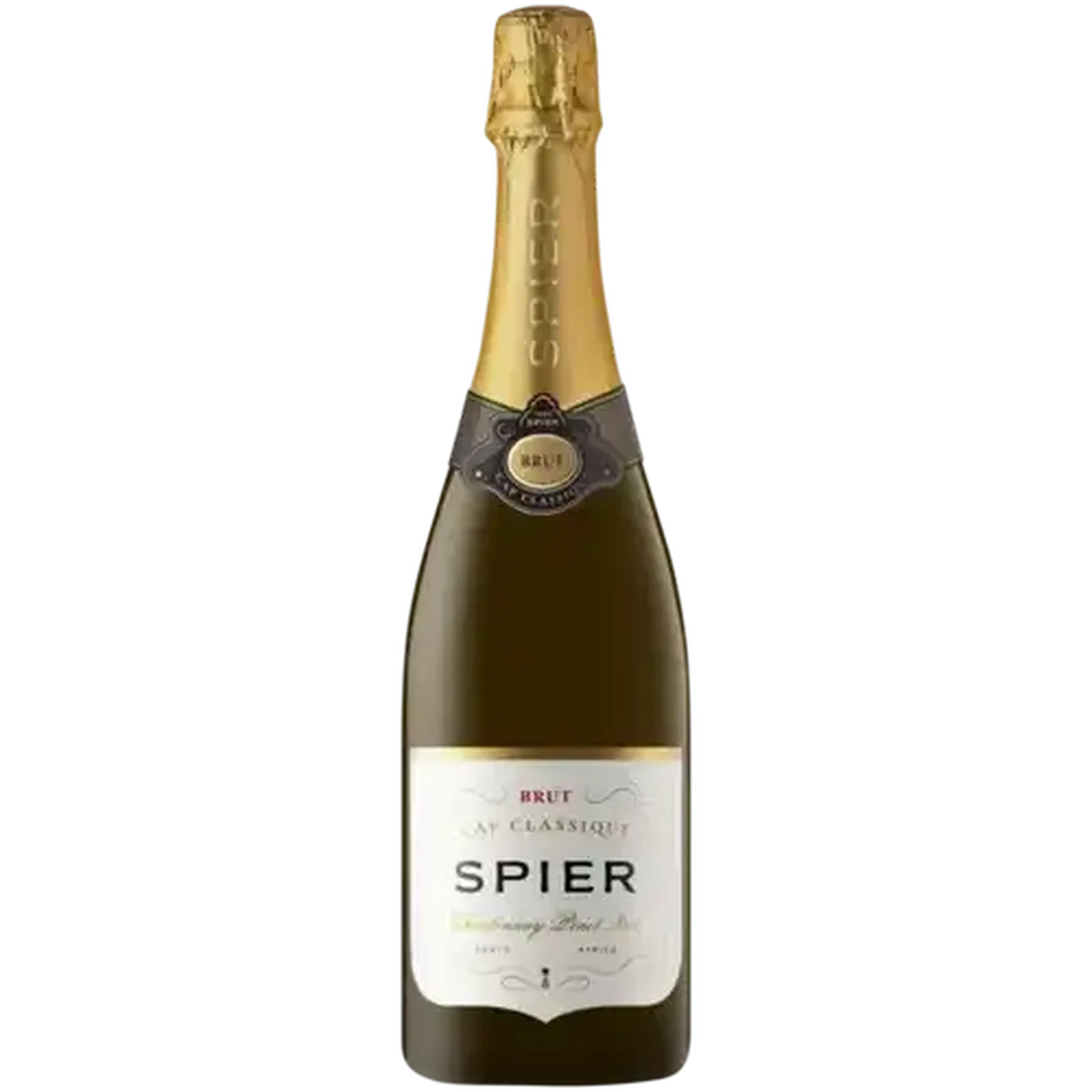 Image of Spier Cap Classique Chardonnay Pinot Noir Brut Sparkling Wine Bottle 750ml
