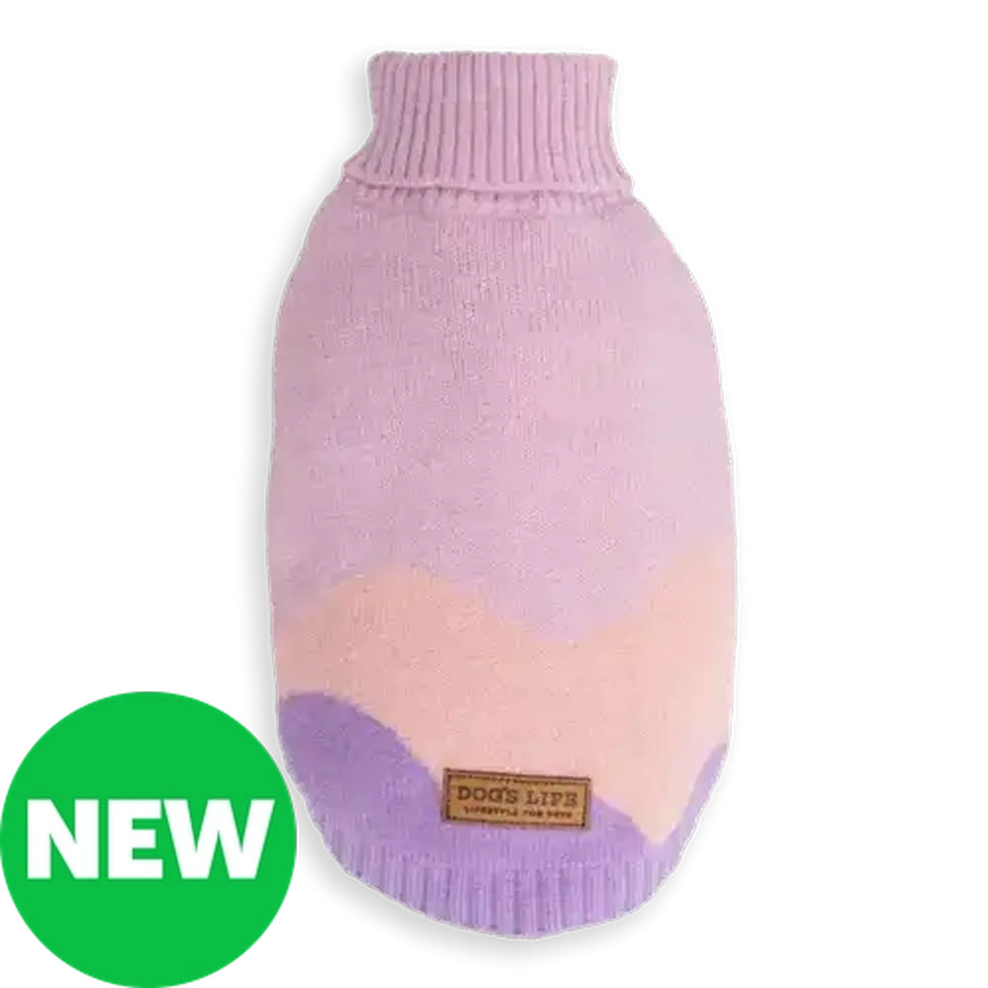 Checkers Sixty60 | Dog's Life Pink Polo NeckWave Pet Pullover 2XL