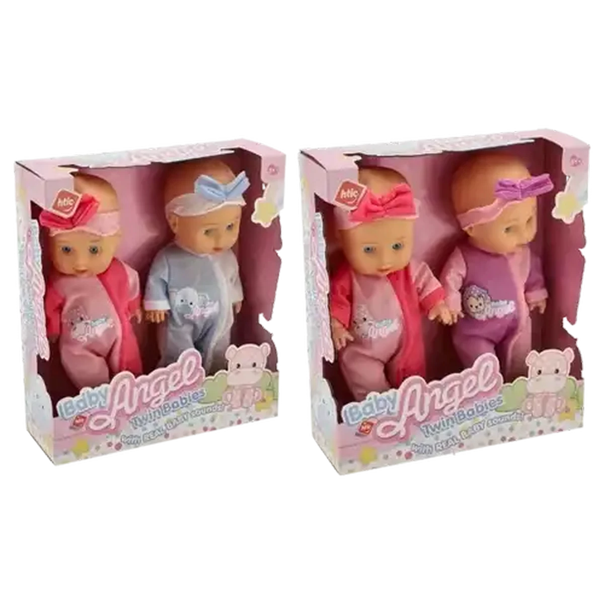 Checkers Sixty60 | Baby Angel Twin Babies Sound Doll 33cm (Design