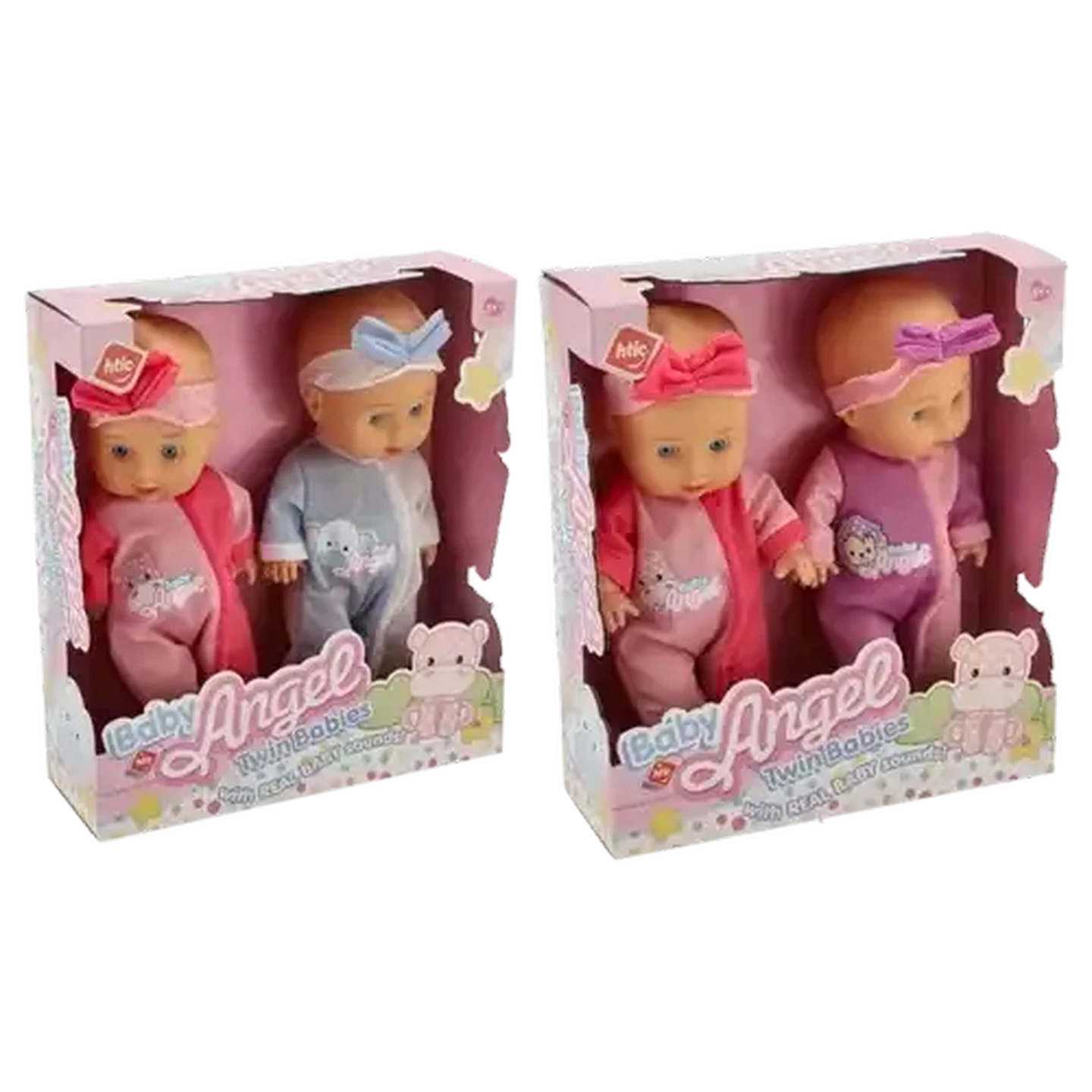 Checkers Sixty60 | Baby Angel Twin Babies Sound Doll 33cm (Design
