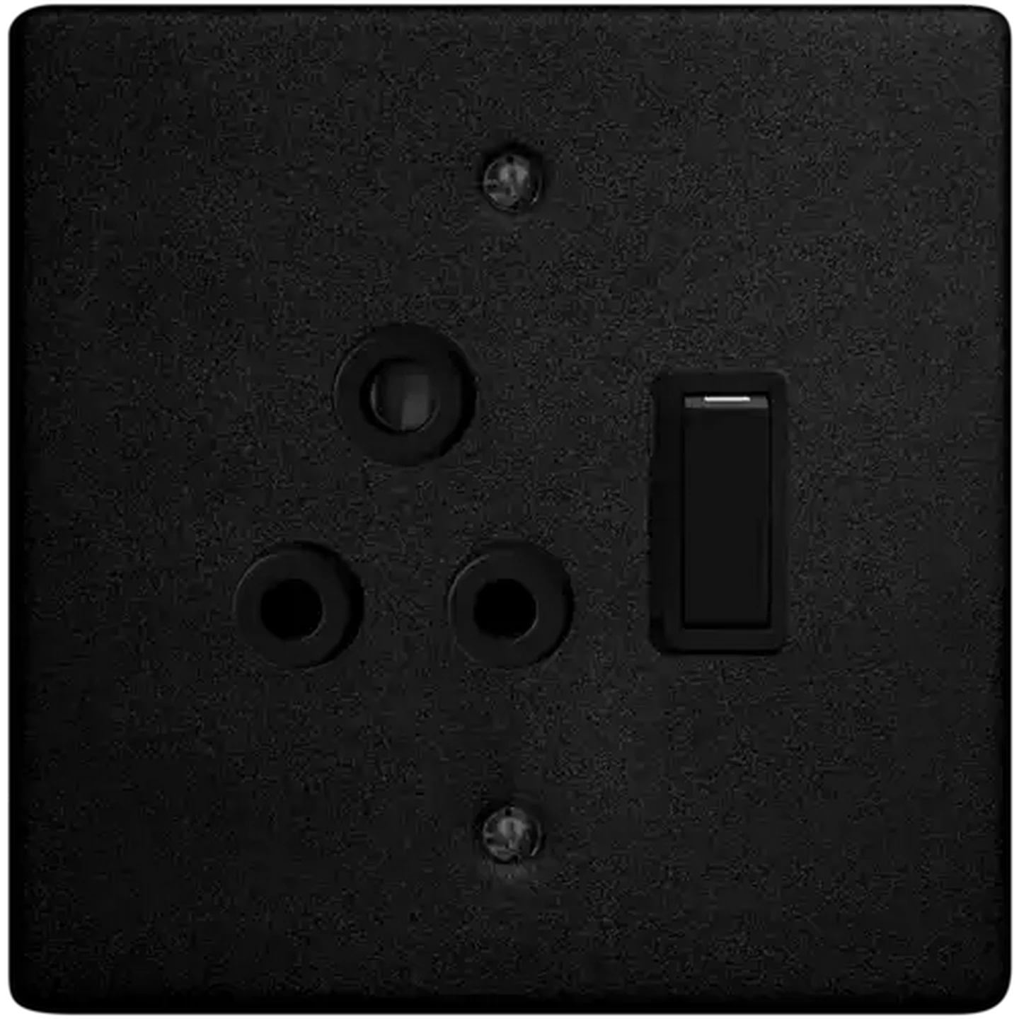 Image of Crabtree Classic Black 1-Lever 1-Way Switch
