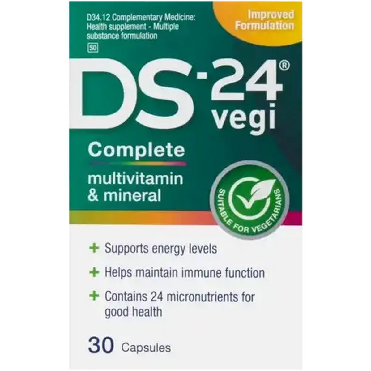 Checkers Sixty60 | DS-24 Vegi Complete Multivitamin & Mineral Capsules ...