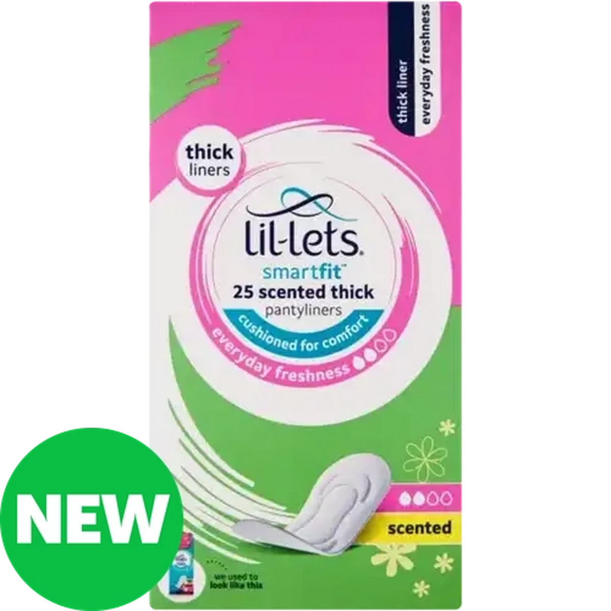 Checkers Sixty60 | Lil-Lets SmartFit Scented Thick Pantyliners 25-Pack