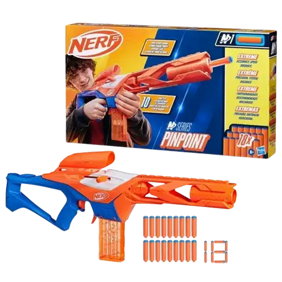 Checkers Sixty60 | Nerf N Series Pinpoint Blaster (Colour May Vary)