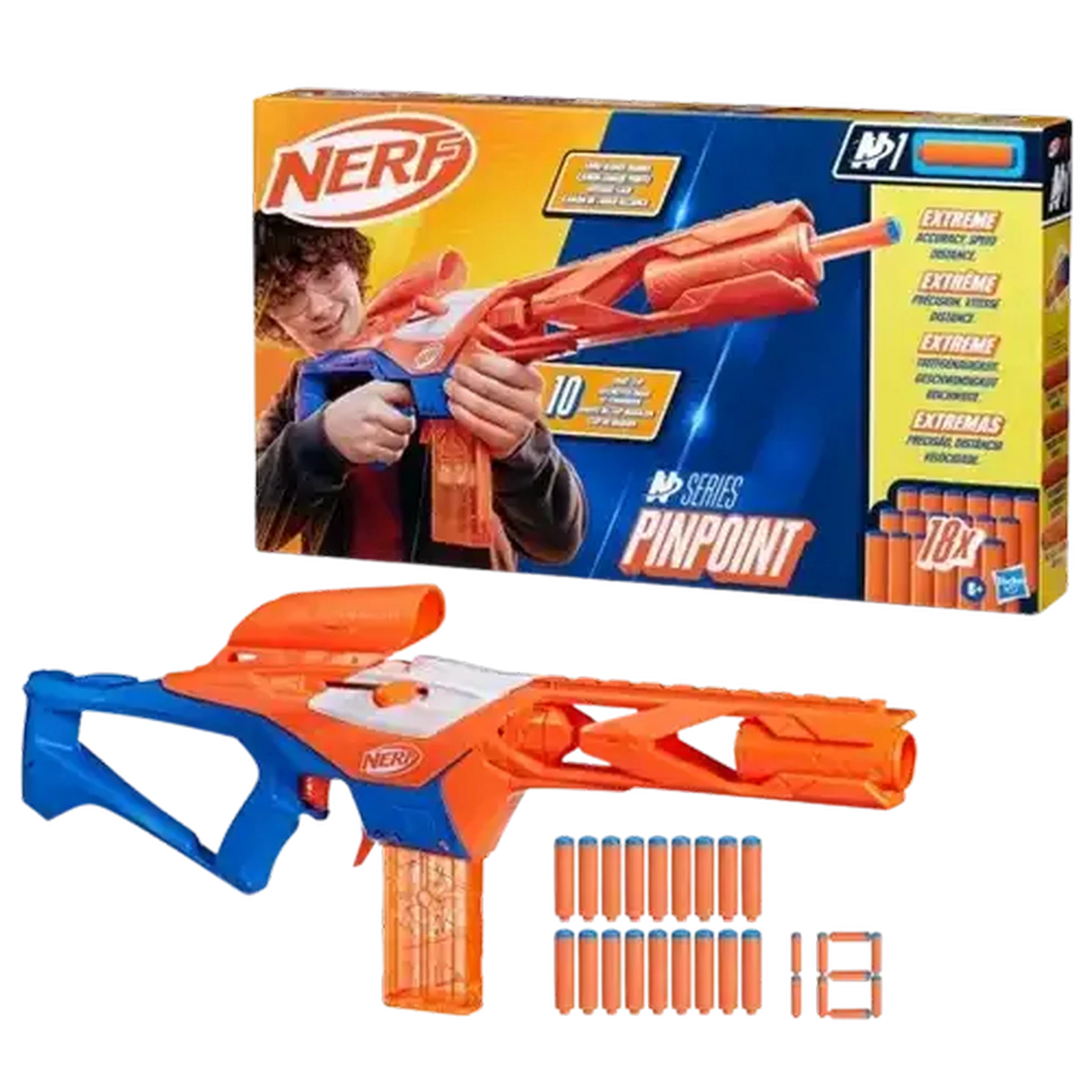 Checkers Sixty60 | Nerf N Series Pinpoint Blaster (Colour May Vary)