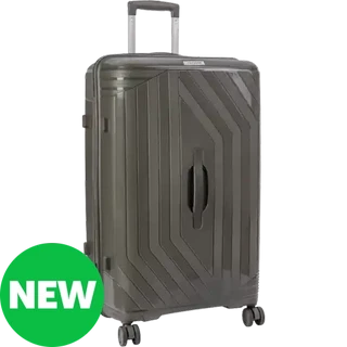 MARATHON TRAVEL SERVICE ヴィンテージラック Checkers Sixty60 | Voyager Trunk Black Large 4-Wheel Trolley Case 97L
