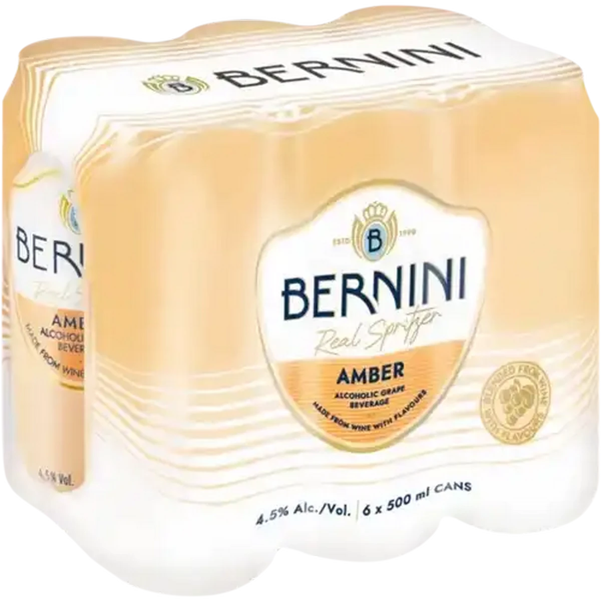 Checkers Sixty60 | Bernini Amber Alcoholic Grape Beverage Cans 6 x