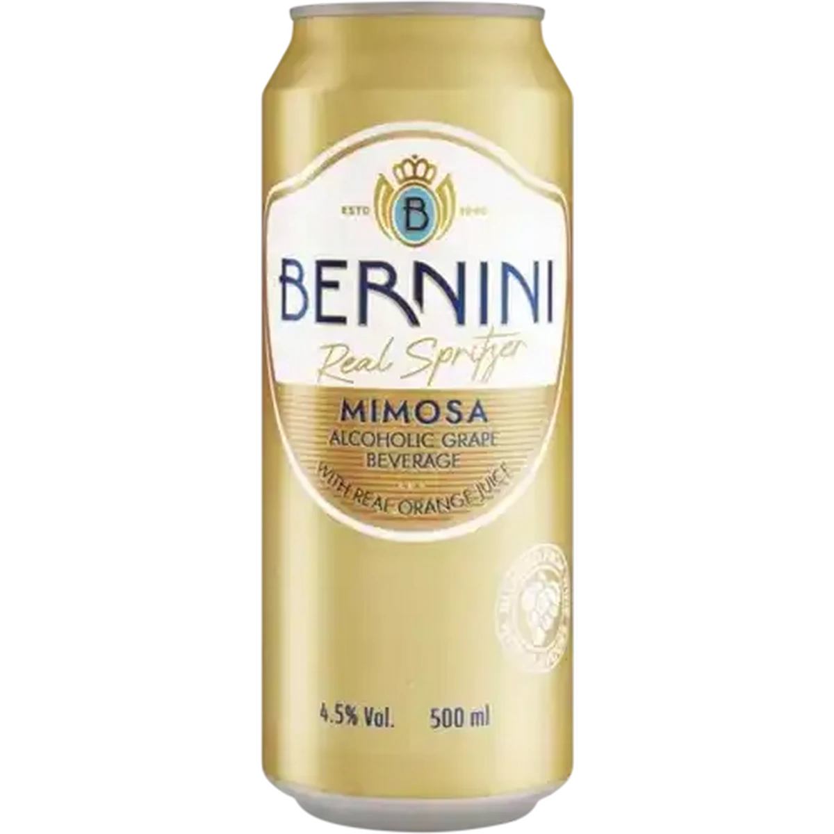 【レモンスイ】 Checkers Sixty60 | Bernini Mimosa Alcoholic Grape Beverage Can 500ml