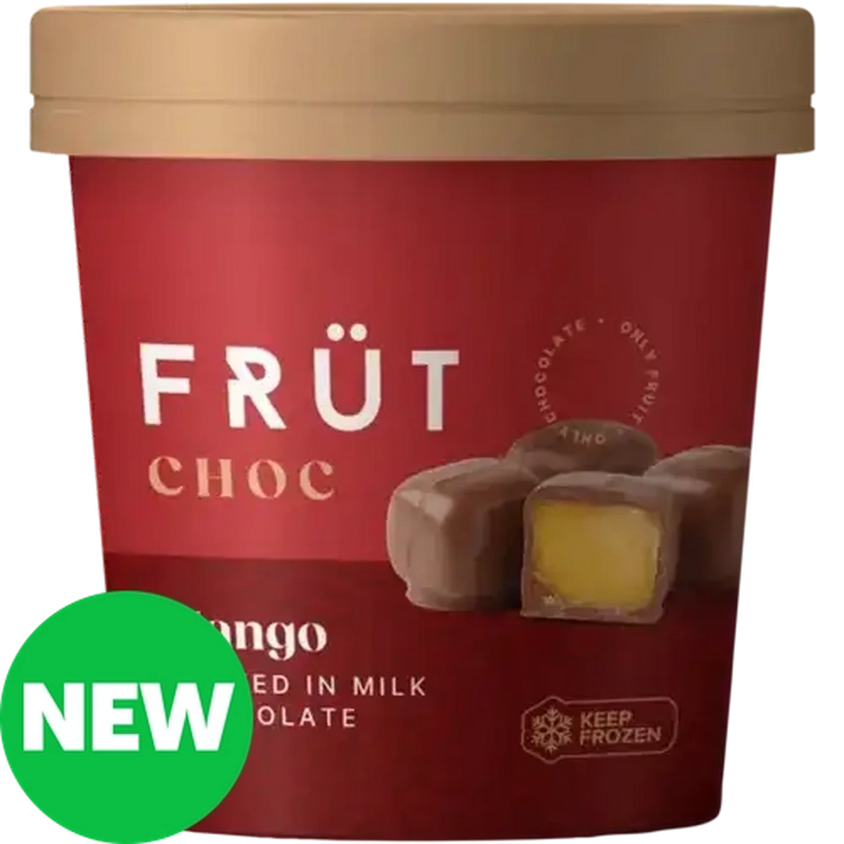 Checkers Sixty60 | Früt Choc Frozen Mango Coated in Milk Chocolate