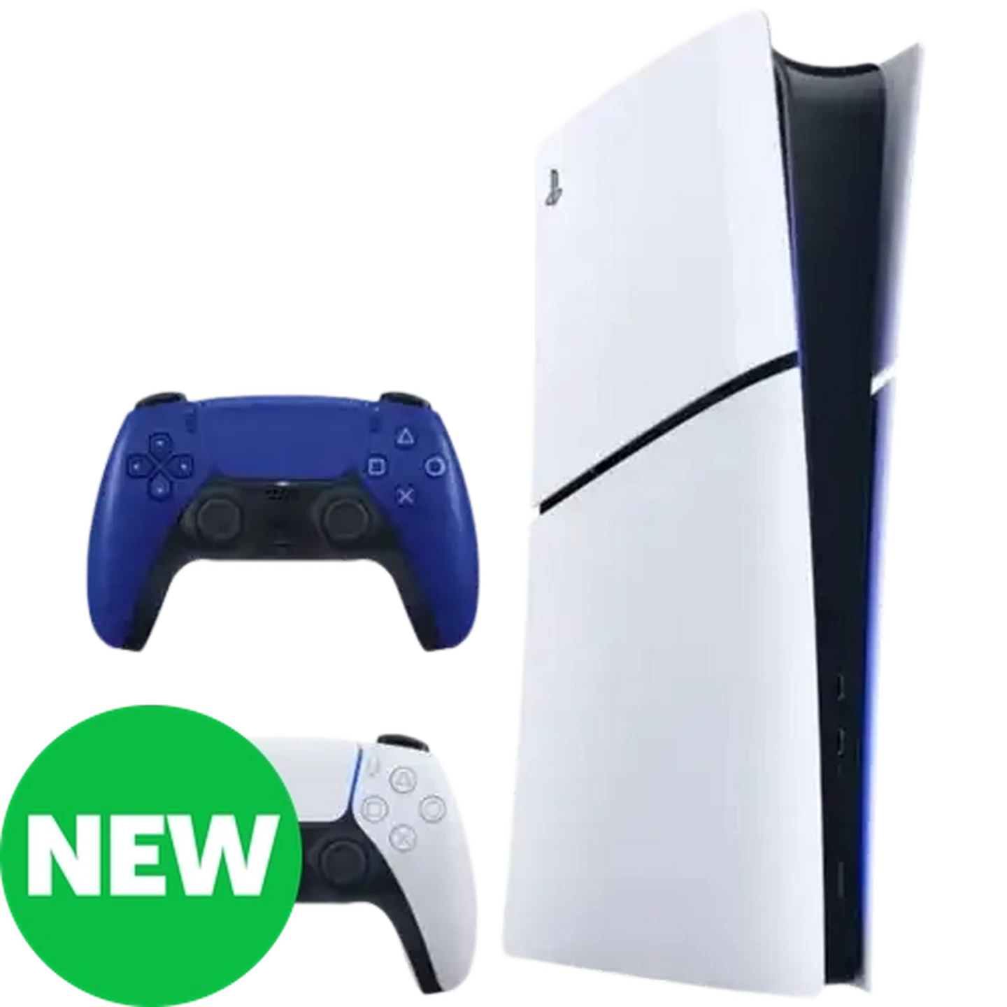 Image of PlayStation 5 Digital Edition with Cobalt Blue DualSense Wireless Controller
