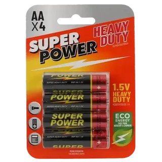 Shoprite ZA | Super Power AAA Zinc Carbon Batteries 4-Pack
