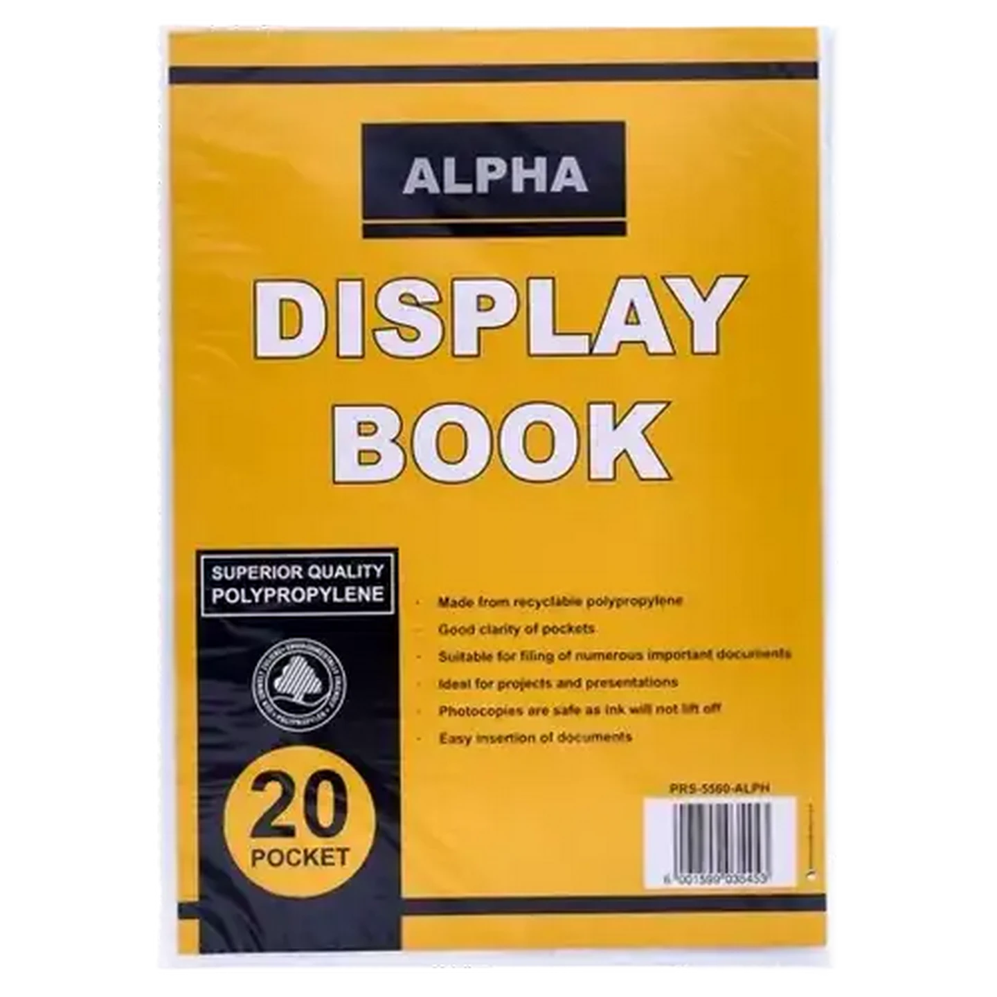 Shoprite ZA | Alpha Orange Display Book 20 Pocket