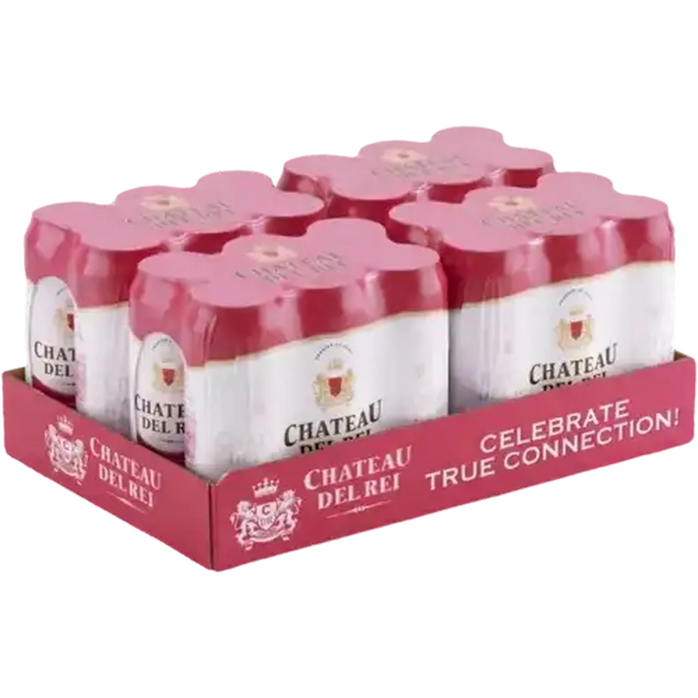 Image of Chateau Del Rei Sparkling Sweet Red Wine Cans 24 x 250ml