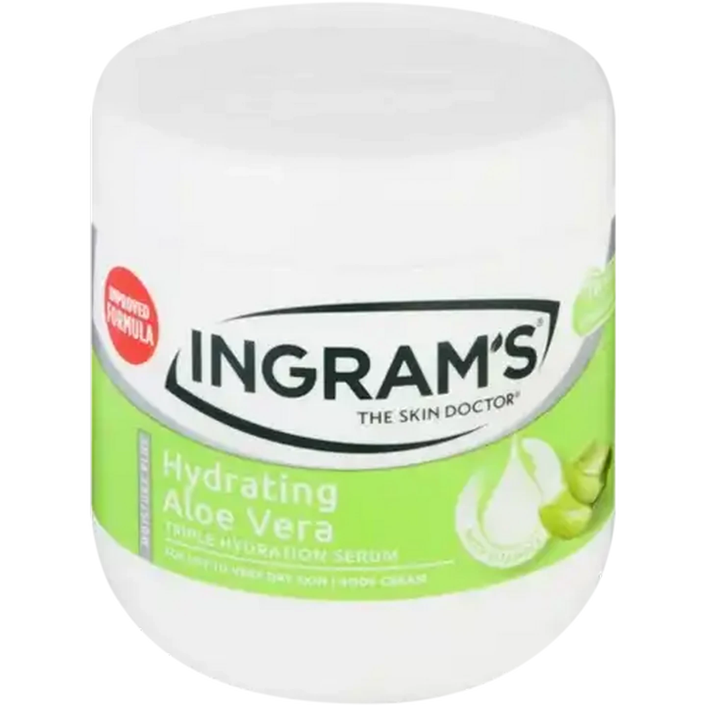 シークエンス3.クリーム➕ Checkers Sixty60 | Ingram's Moisture Plus Aloe Vera & Vitamin E