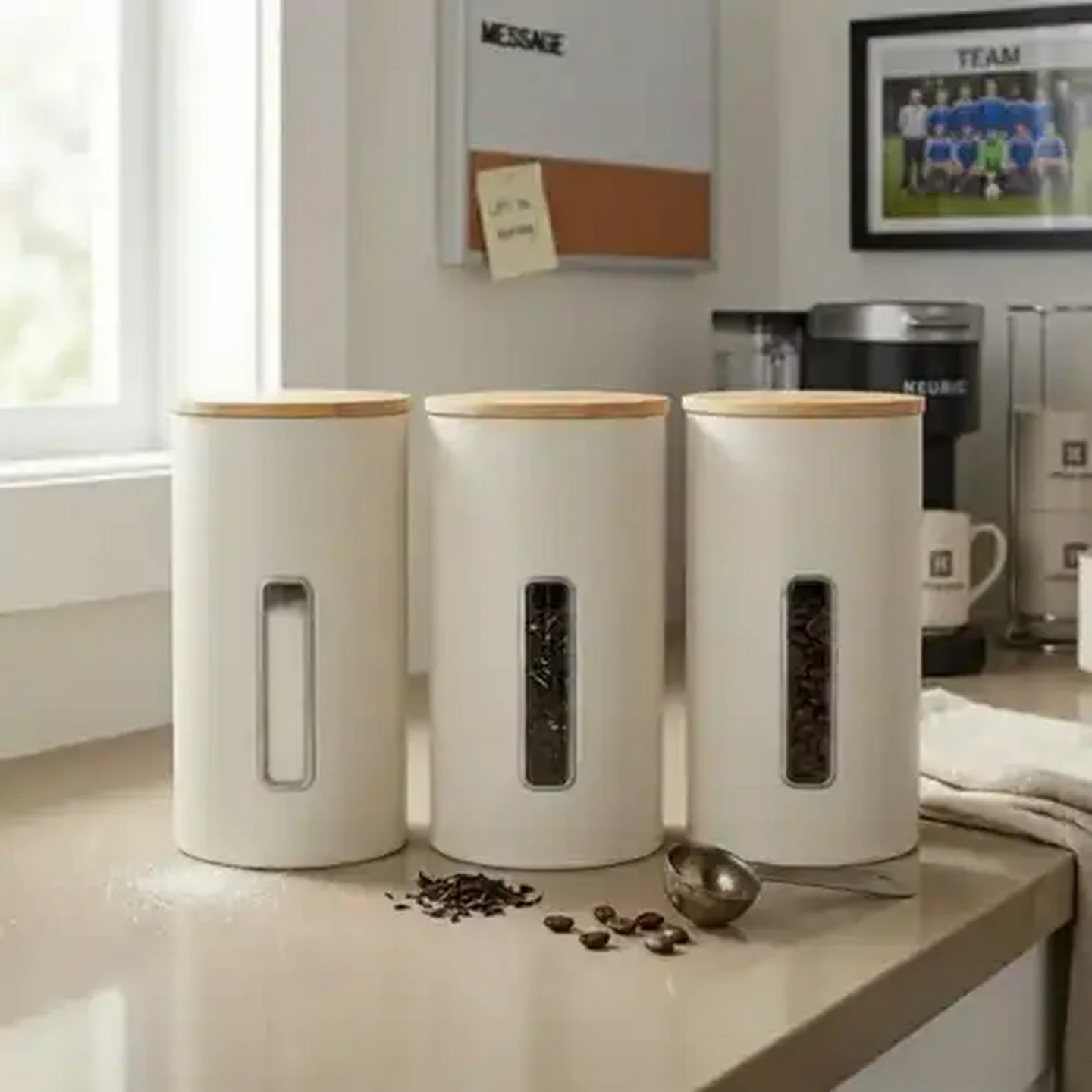 Image of Tin Canister Sand Medium with Window