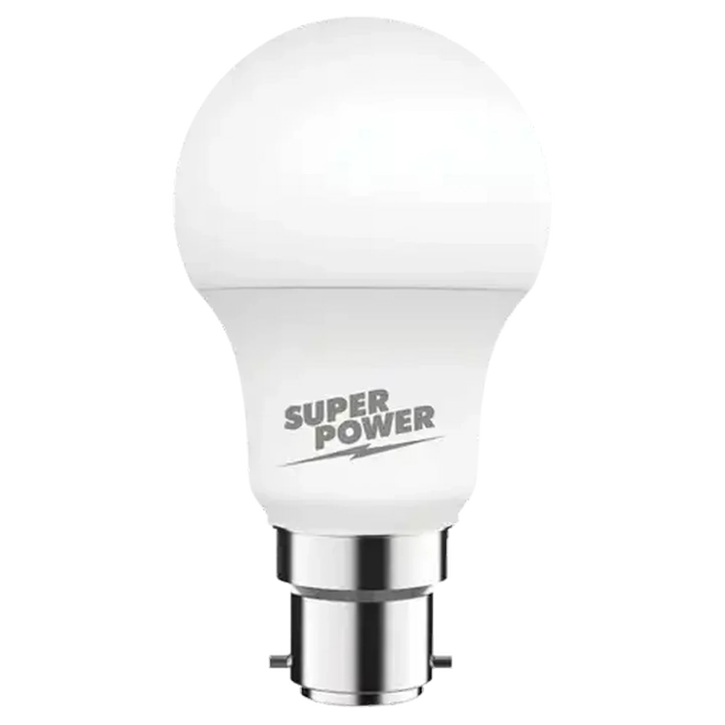 Image of Hyper Value Super Power  Cool White LED A60 BC Globes 9W 5-Pack