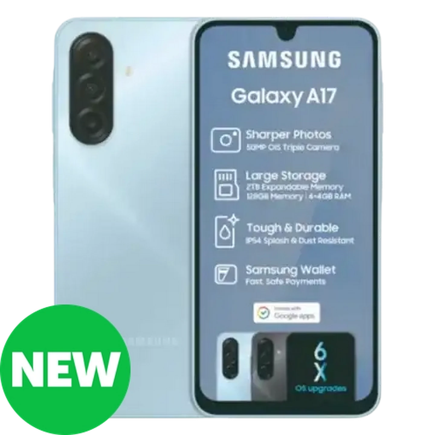 Checkers Sixty60 | Samsung Galaxy A17 Blue Smartphone 128GB