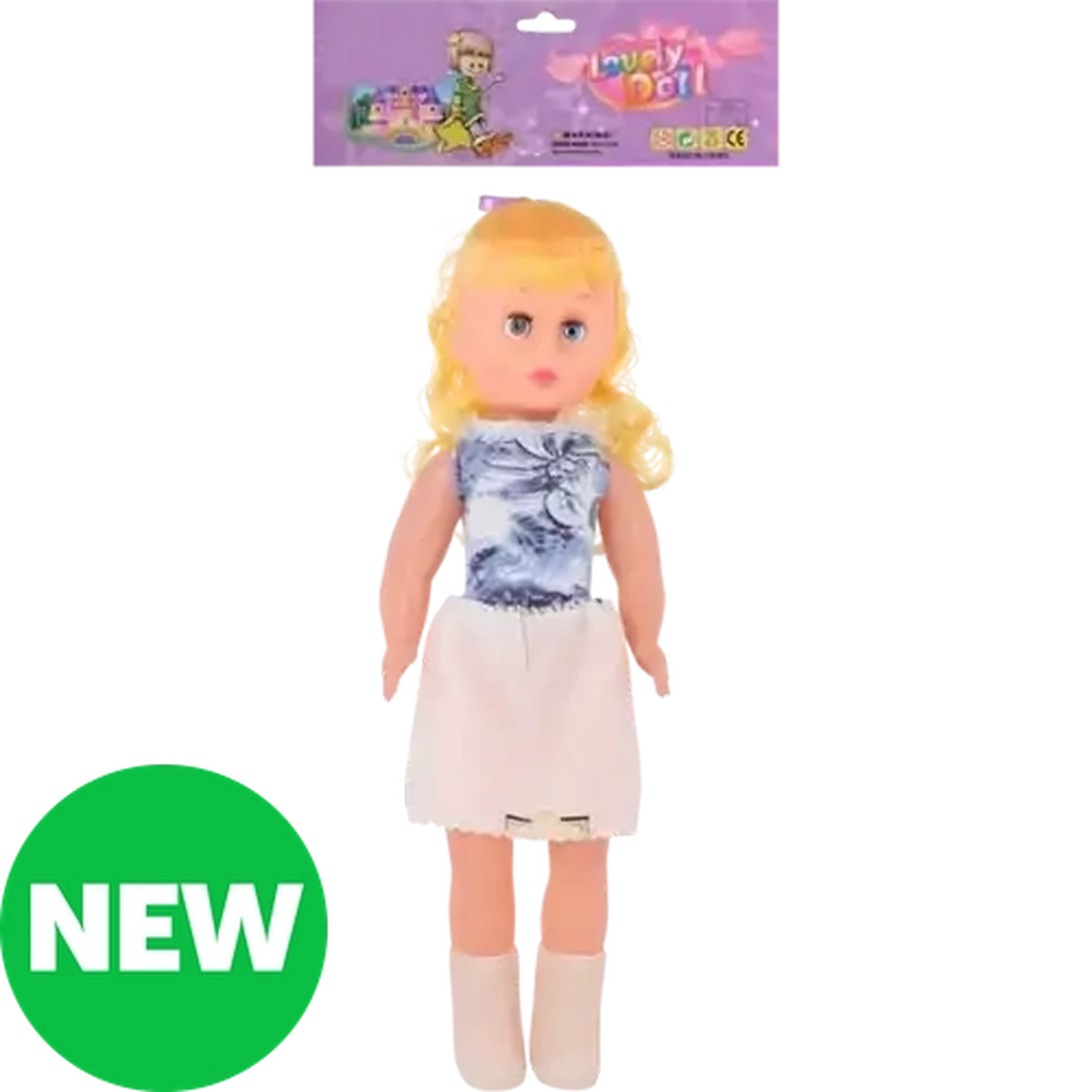 Image of Lovely Doll With Dress 40cm