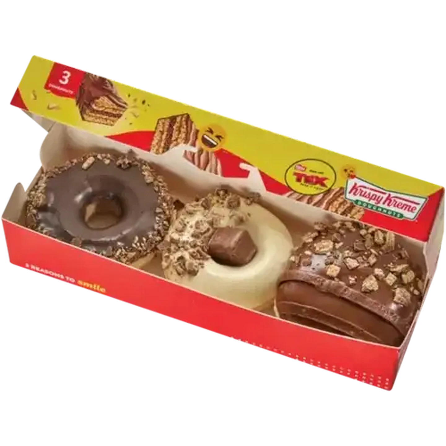 Image of Krispy Kreme Limited Edition Nestlé TEX® 3-Pack