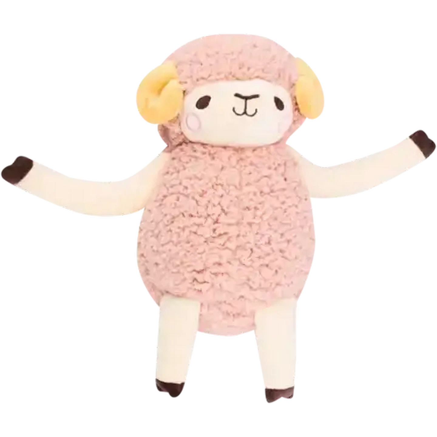 Image of TravelVac Plush Pink Microwaveable Ram