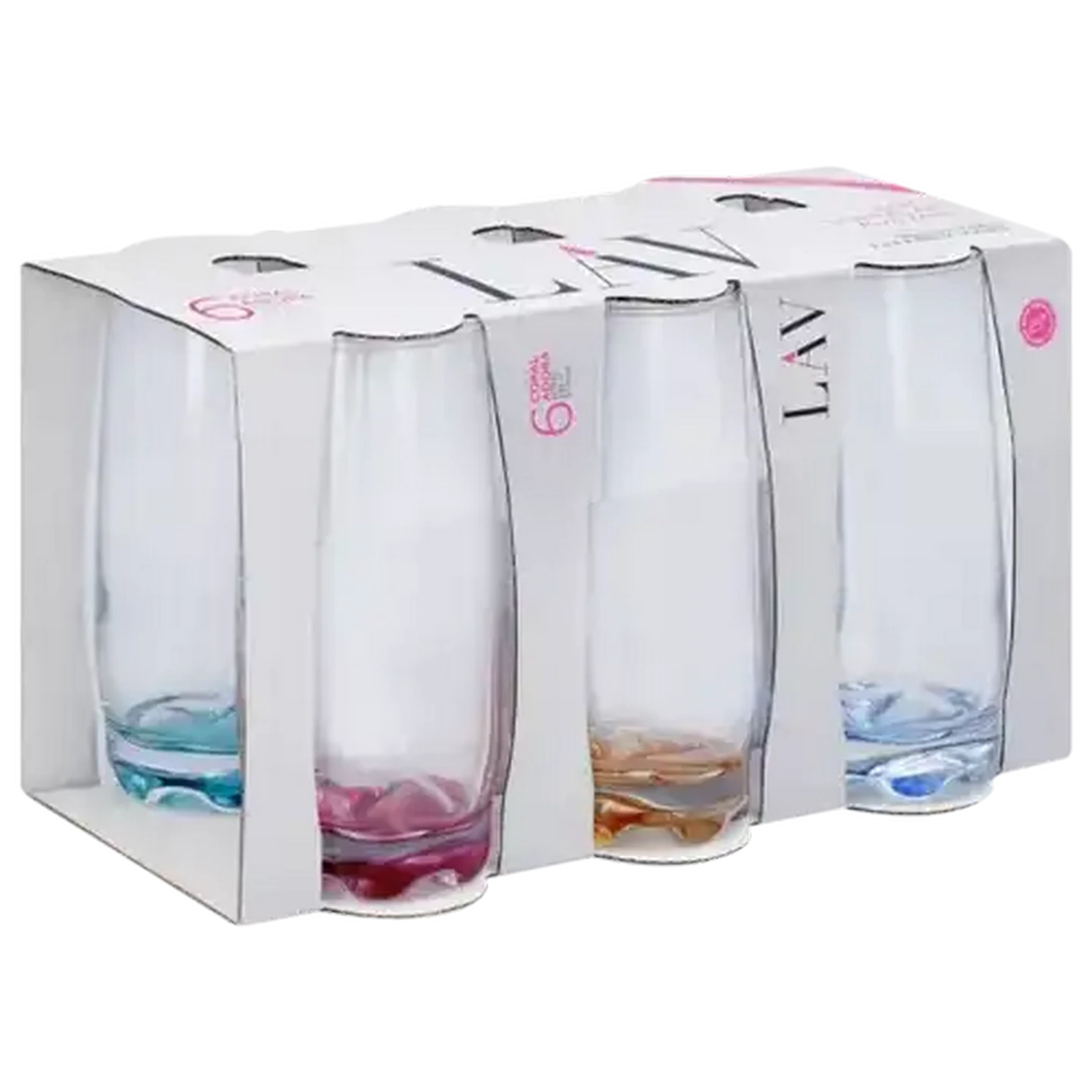 Checkers Sixty60 | LAV Coral Adora Highball Glasses 6-Pack