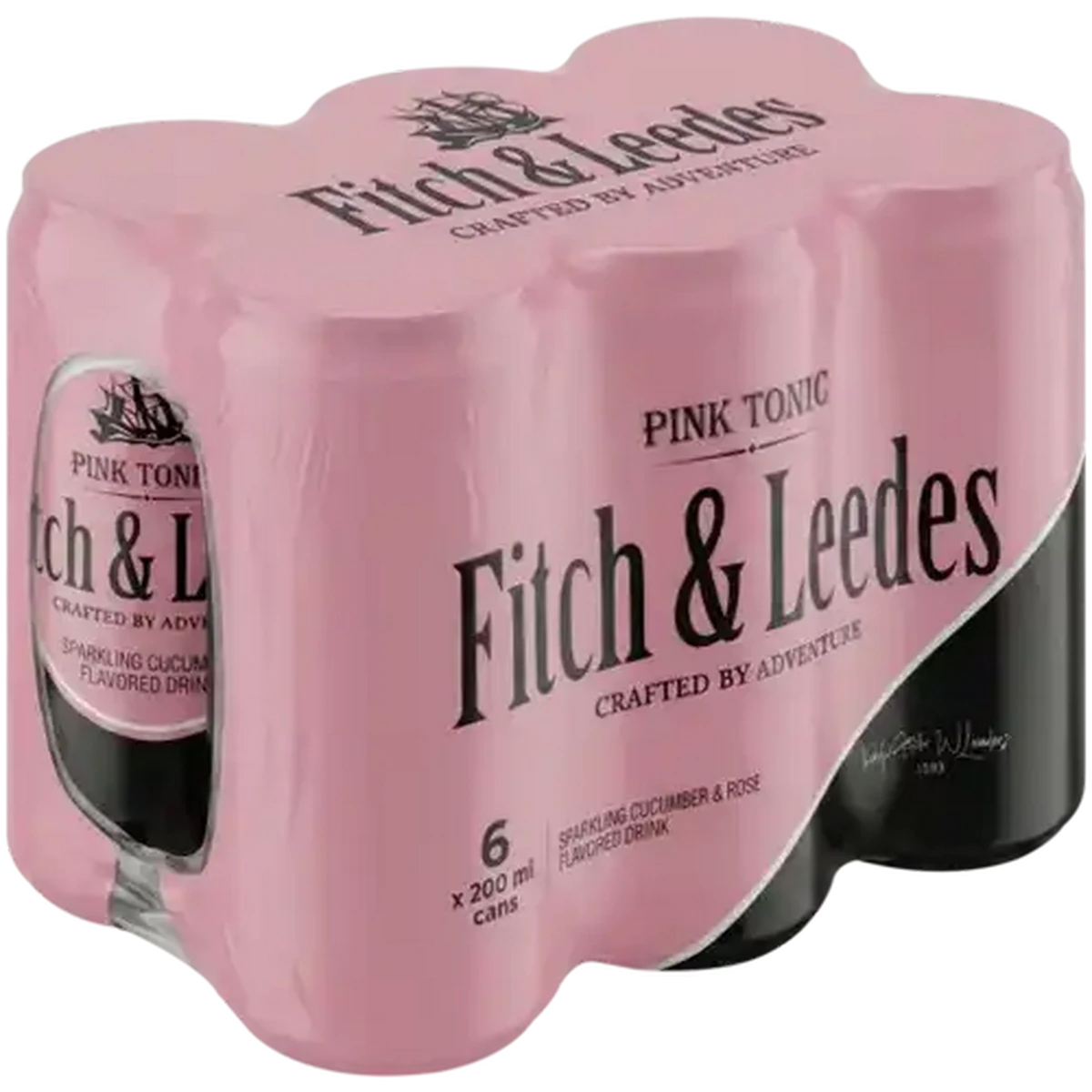 Checkers Sixty60 | Fitch & Leedes Pink Tonic Sparkling Drink 6 x 200ml