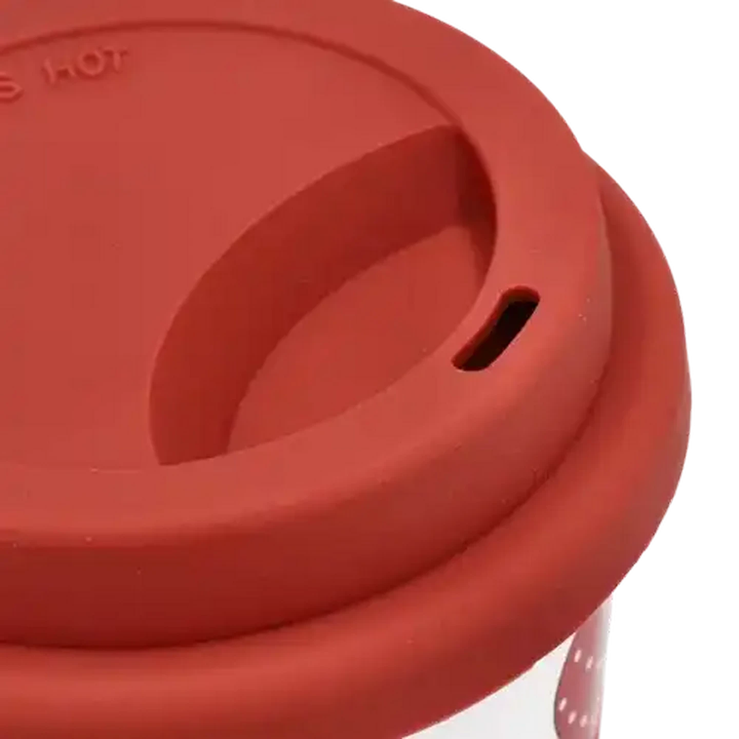 Image of Heart Silicone Lid & Grip Ceramic Coffee Mug 320ml (Design May Vary)