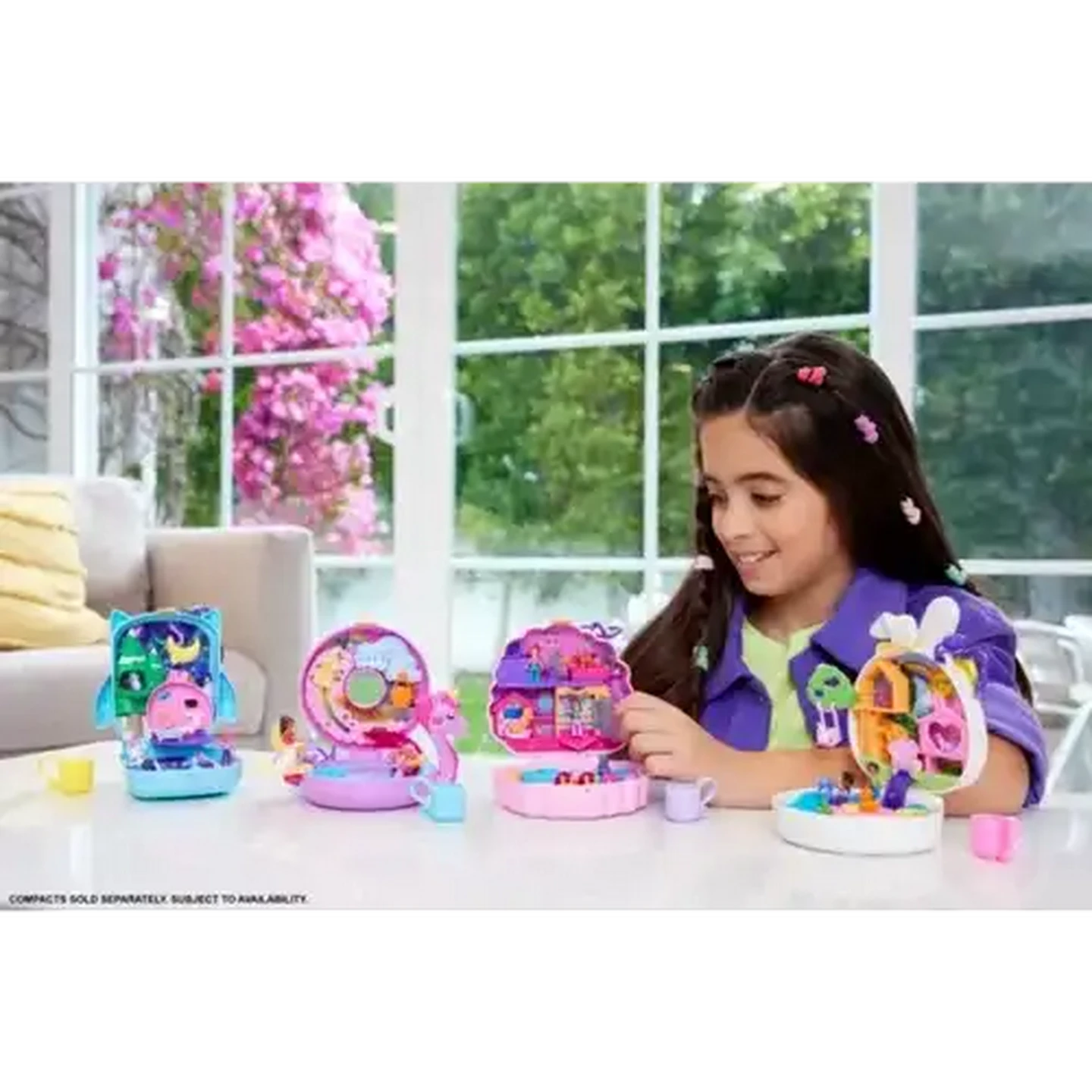 Image of Polly Pocket World Compact Playset With Dolls and Accessories (Type May Vary)
