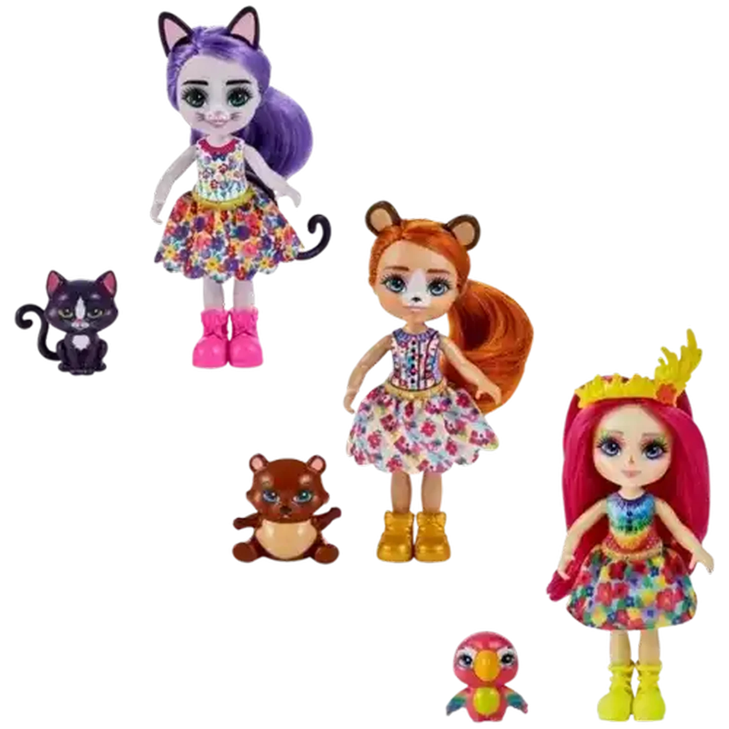 Image of Enchantimals Sisters Doll With Animal Friend (Type May Vary)