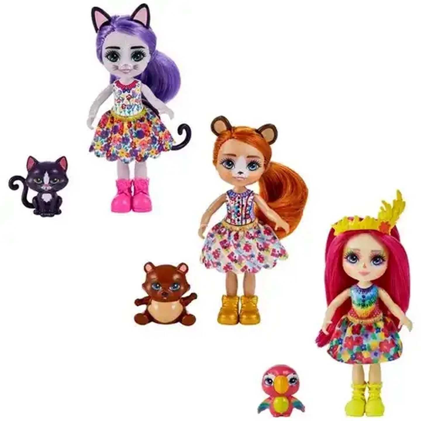 Image of Enchantimals Sisters Doll With Animal Friend (Type May Vary)