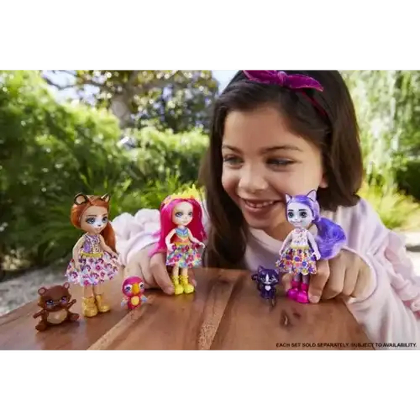 Image of Enchantimals Sisters Doll With Animal Friend (Type May Vary)